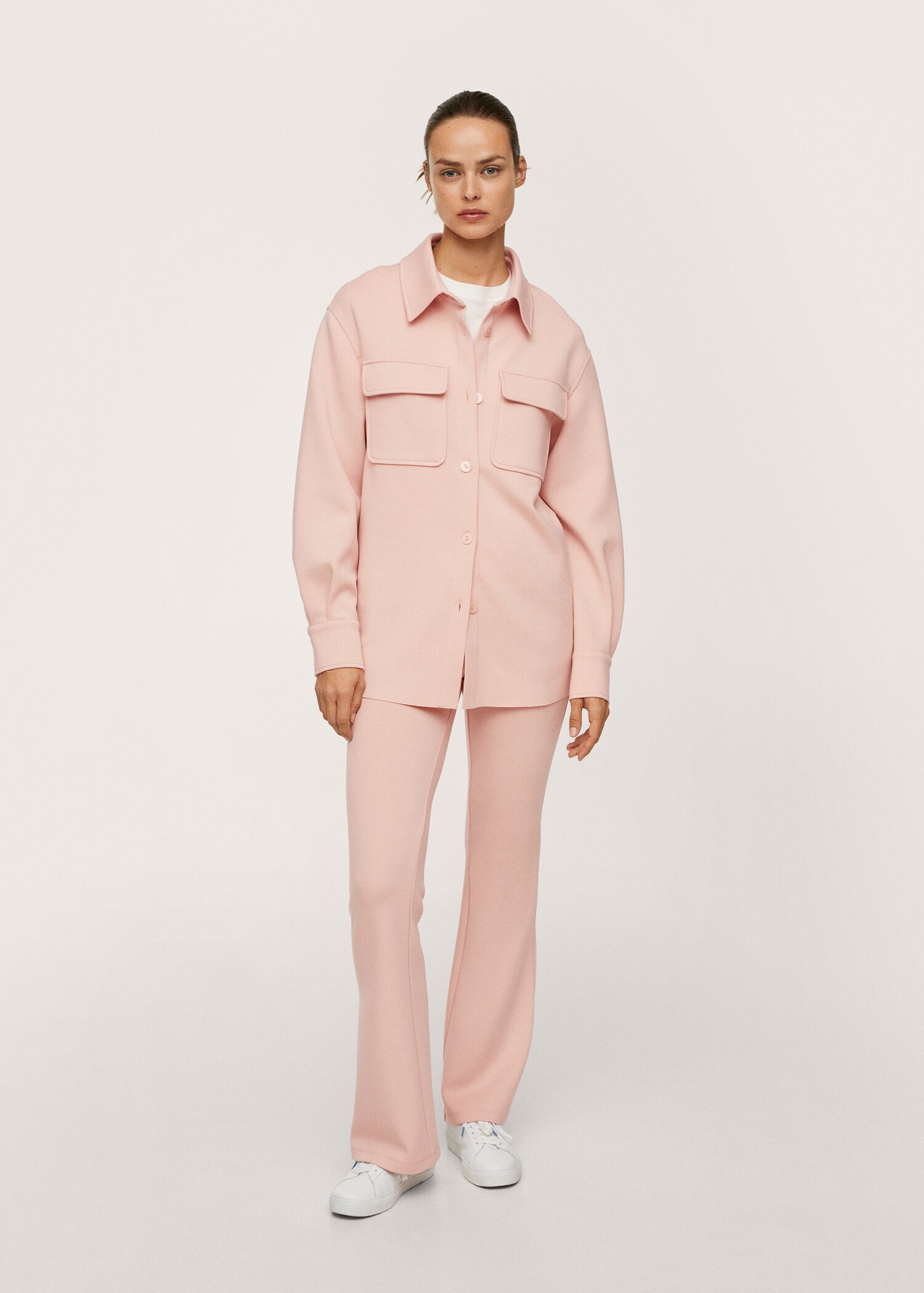 Oversized Overshirt mit Taschen - Allgemeine Ansicht