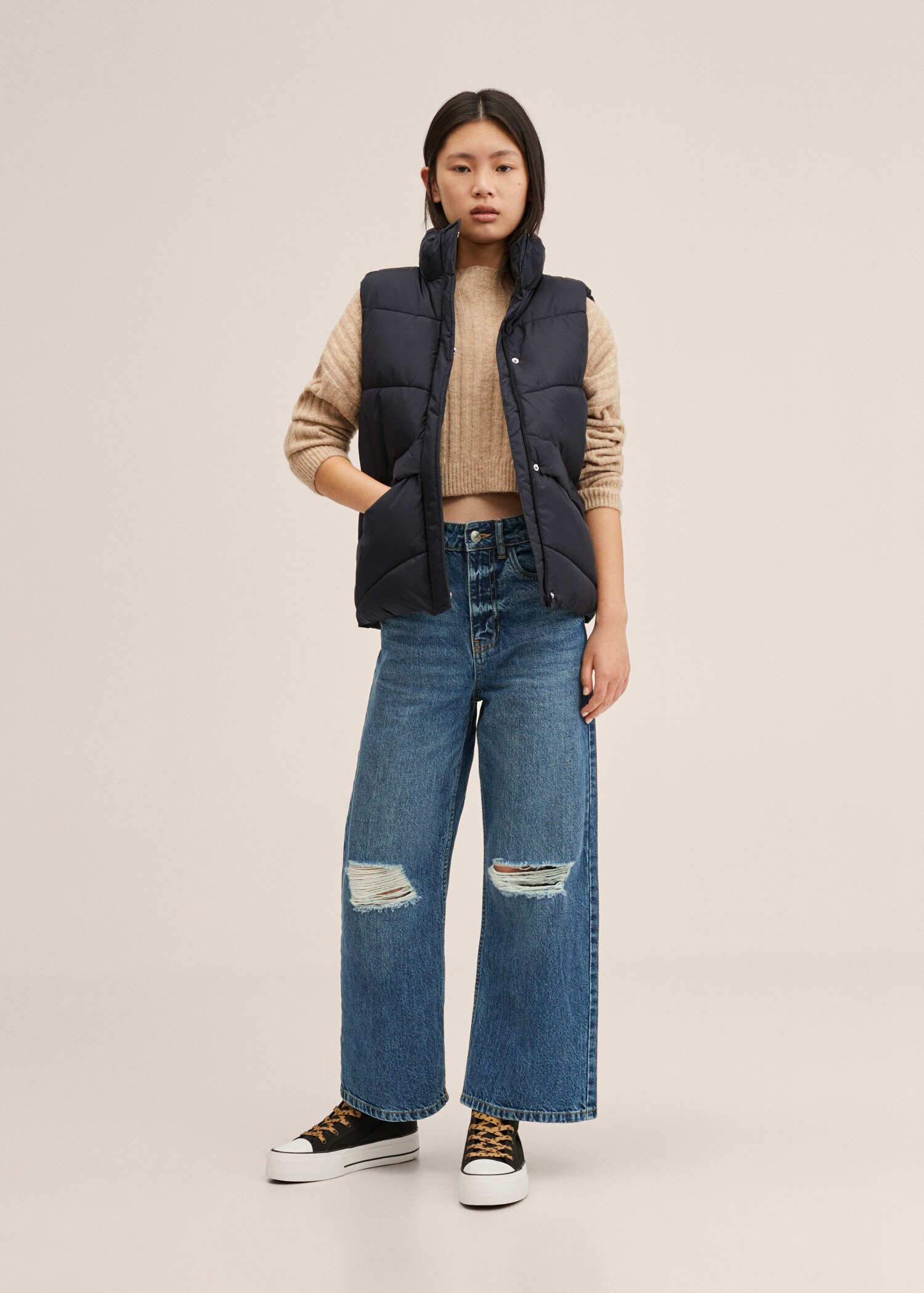 Quilted gilet - General plane