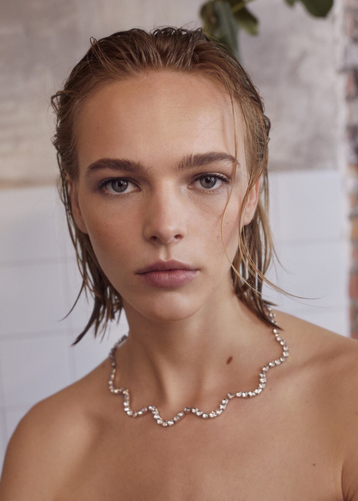 Collar cristales strass - Plano general