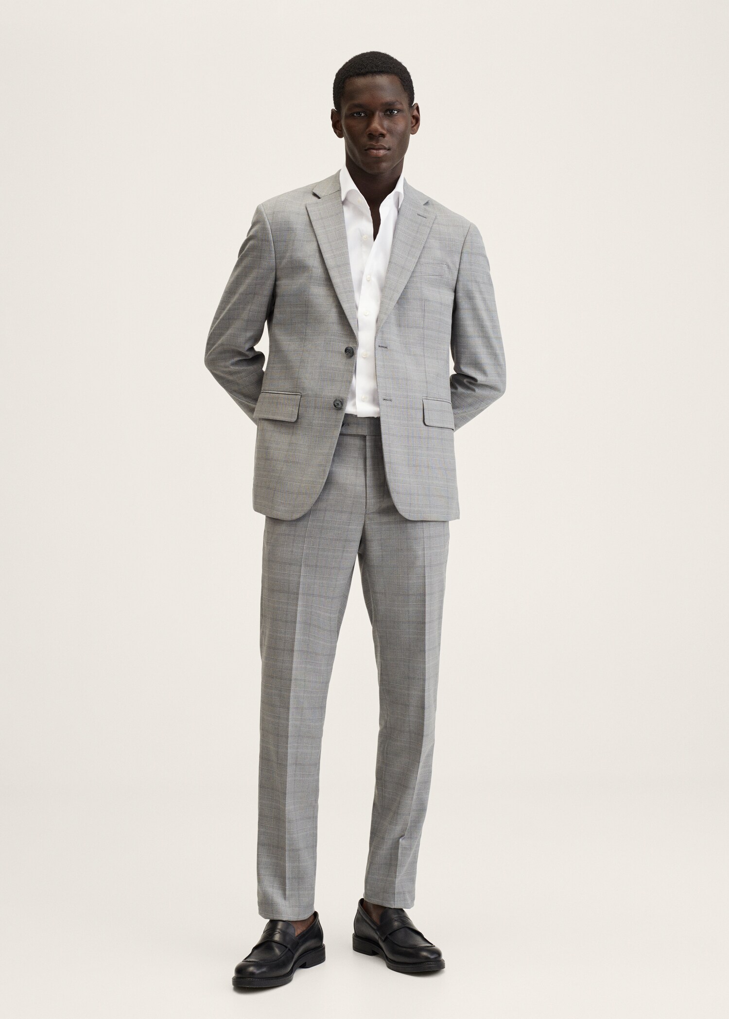Obleková košile slim fit z bavlny - Celkový náhled