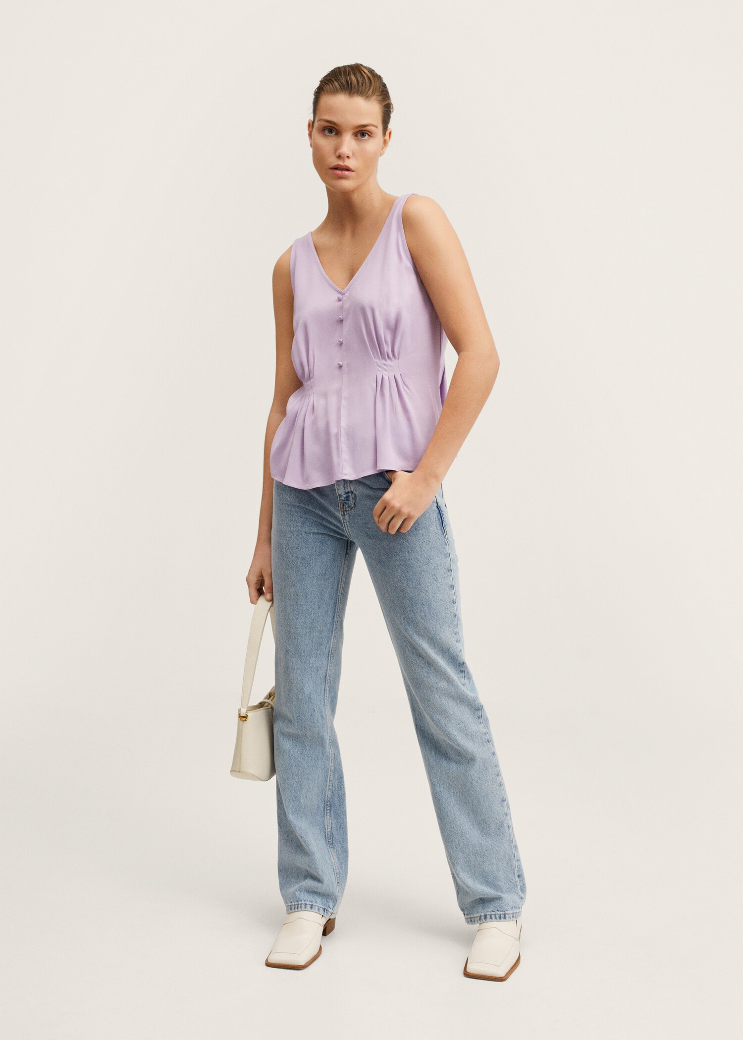 Ruched detail top - General plane
