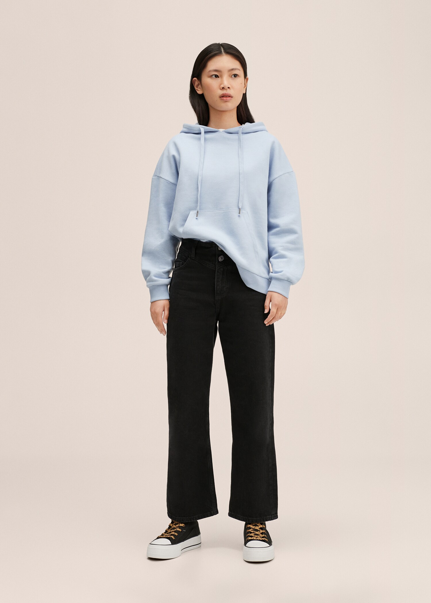 Sudadera oversize capucha - Plano general