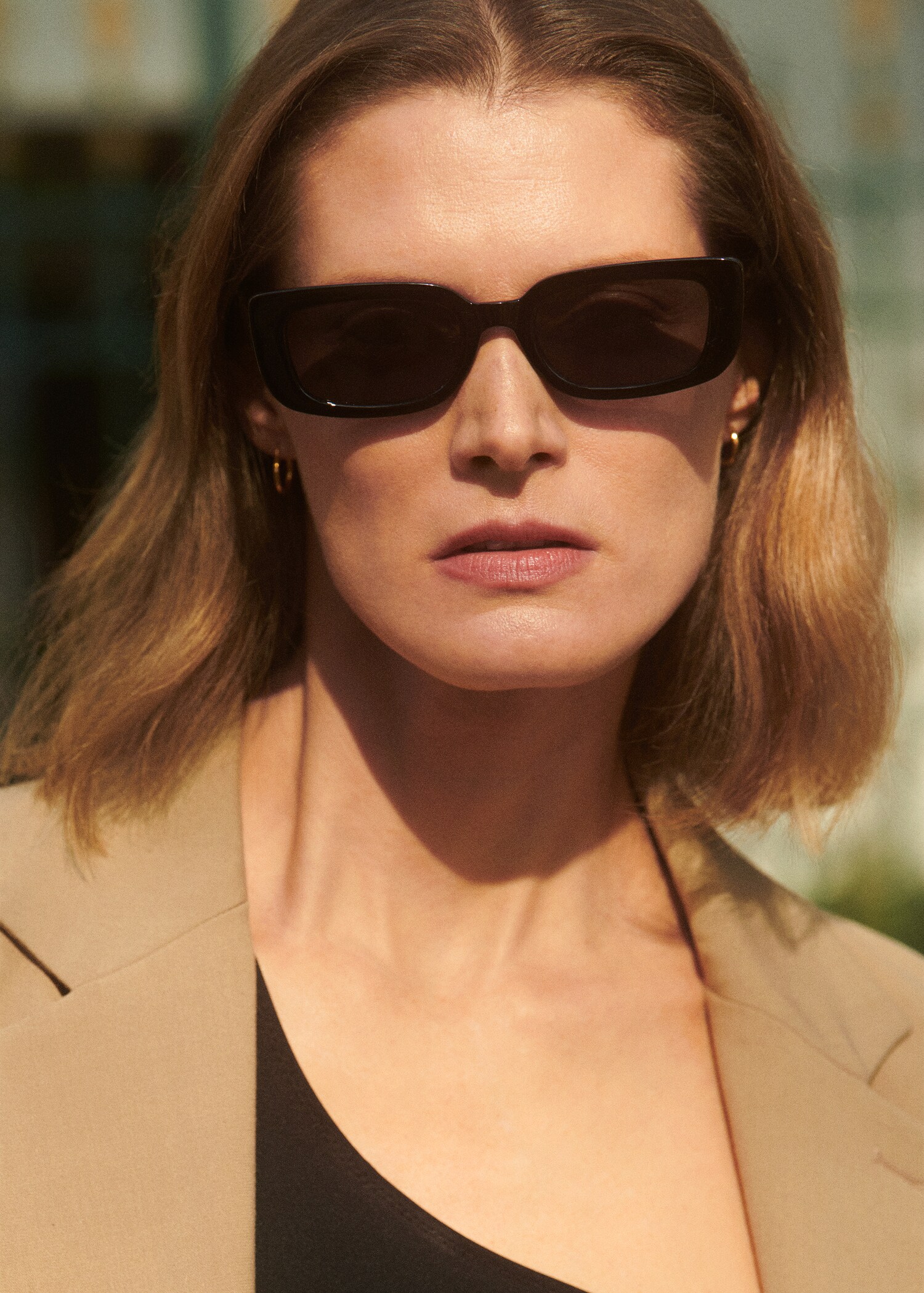 Gafas de sol montura cuadrada - Plano general