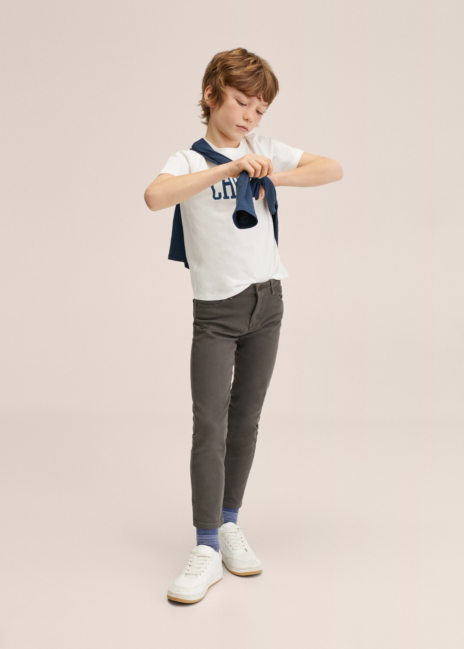 Message cotton T-shirt - General plane