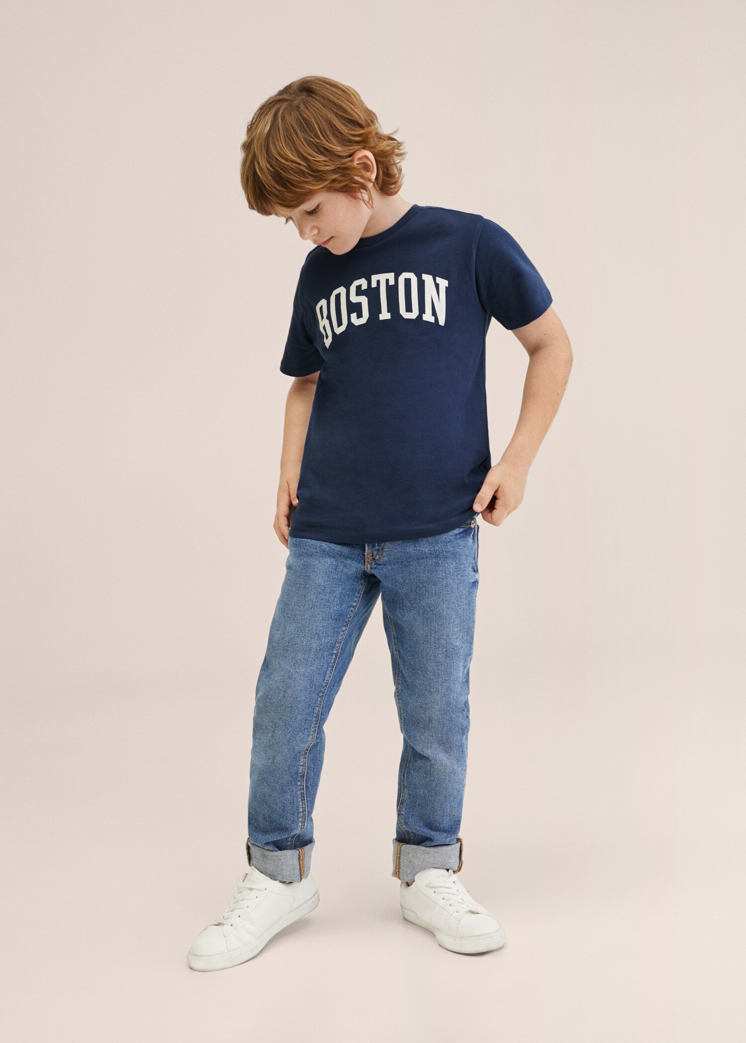 Message cotton T-shirt - General plane