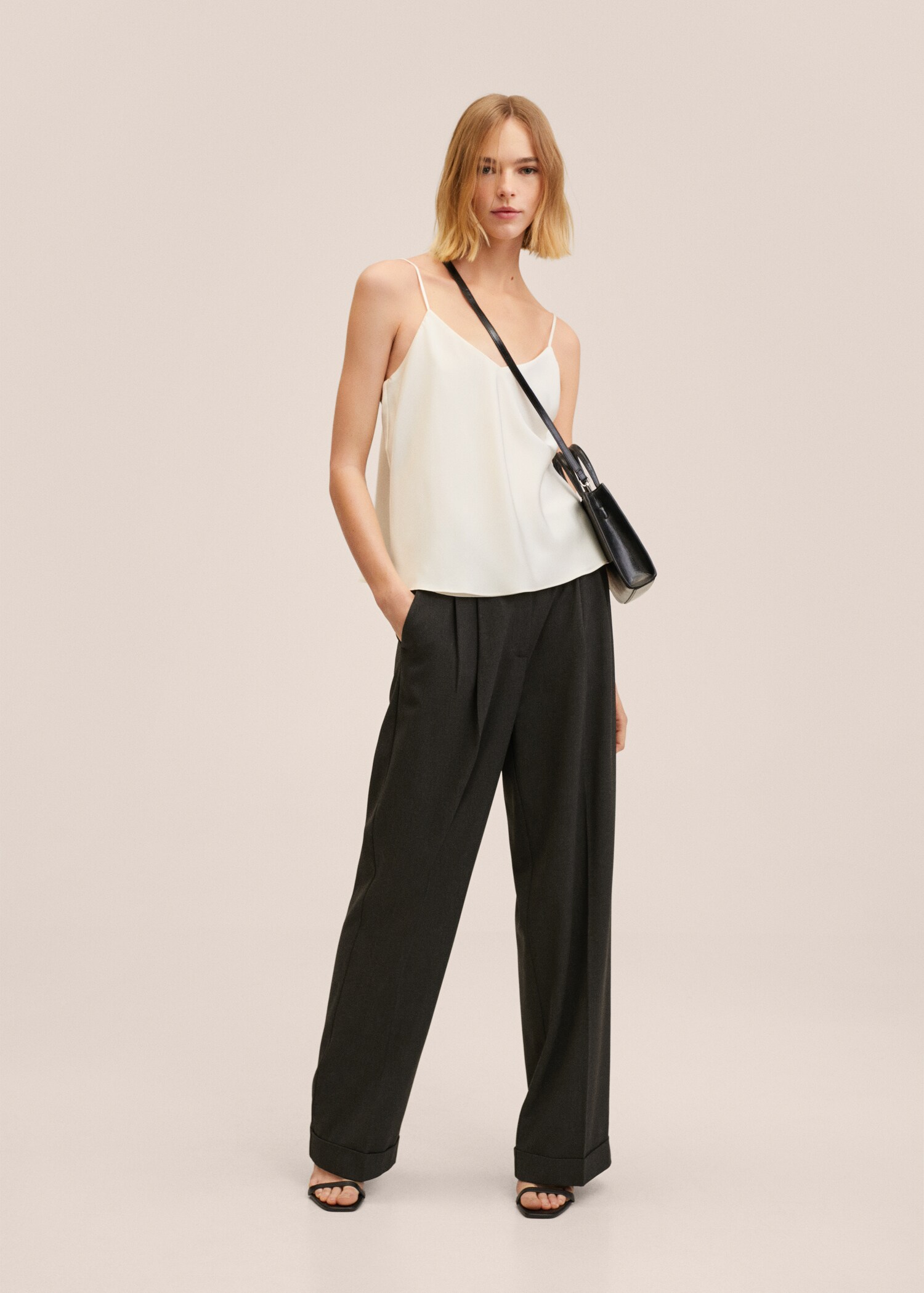 Satin lace top - General plane
