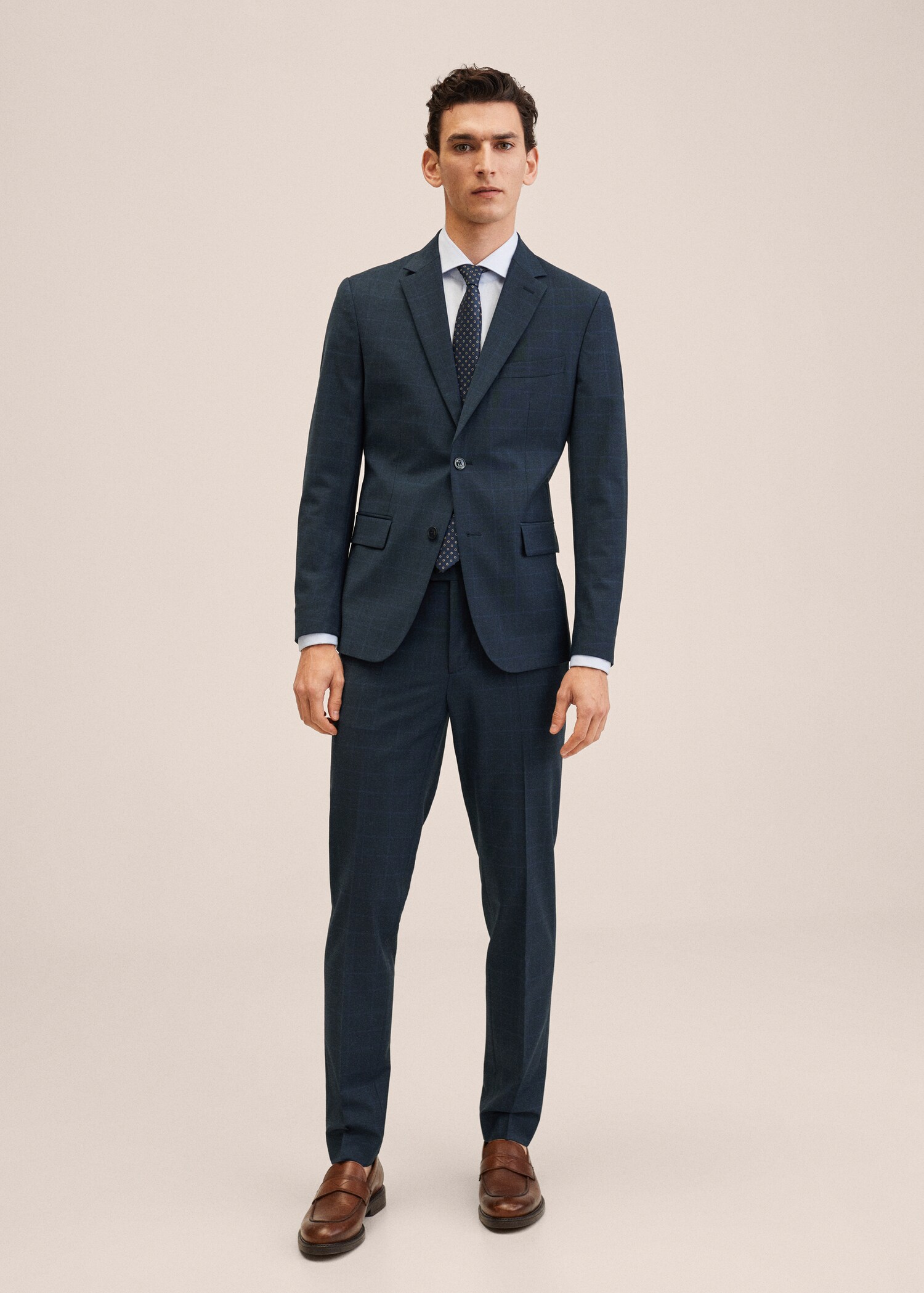 Wool suit jacket - General plane