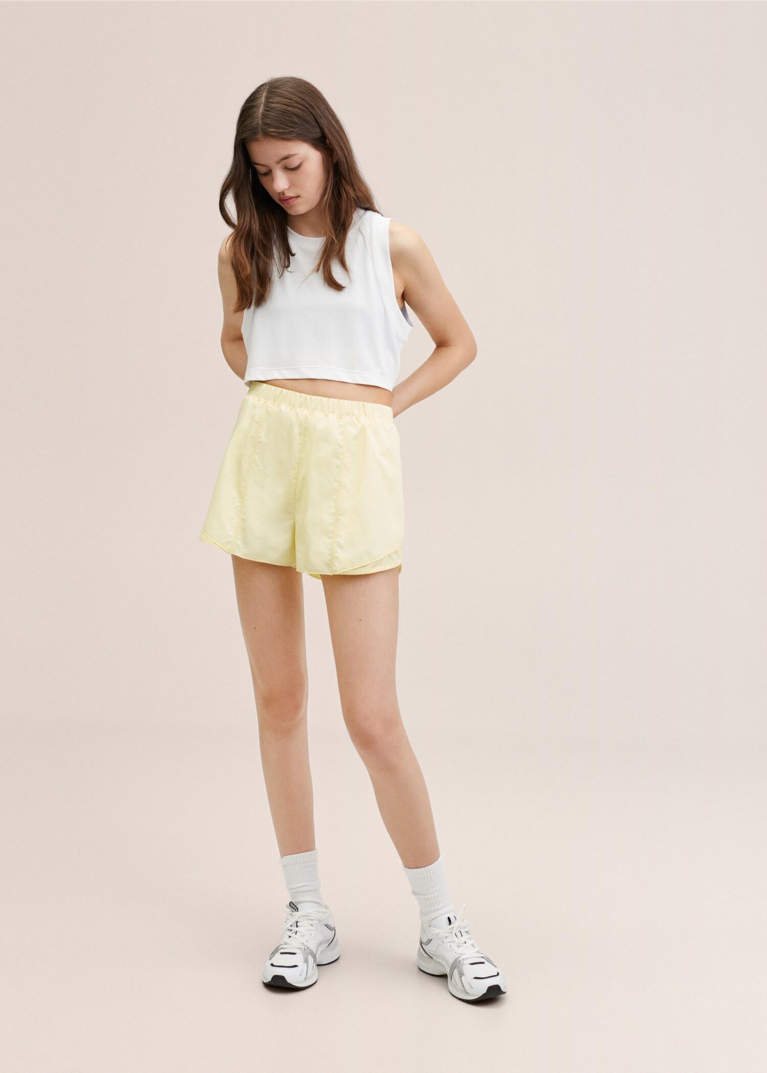 Cropped modal t-shirt - General plane