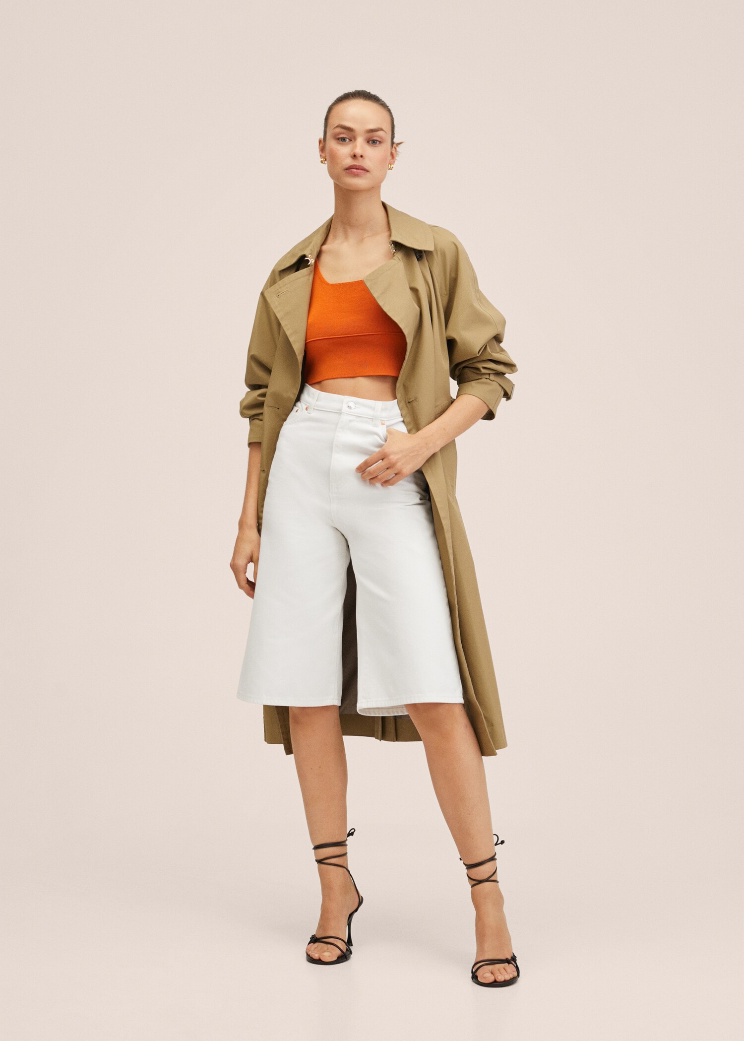 Denim Bermuda shorts - General plane