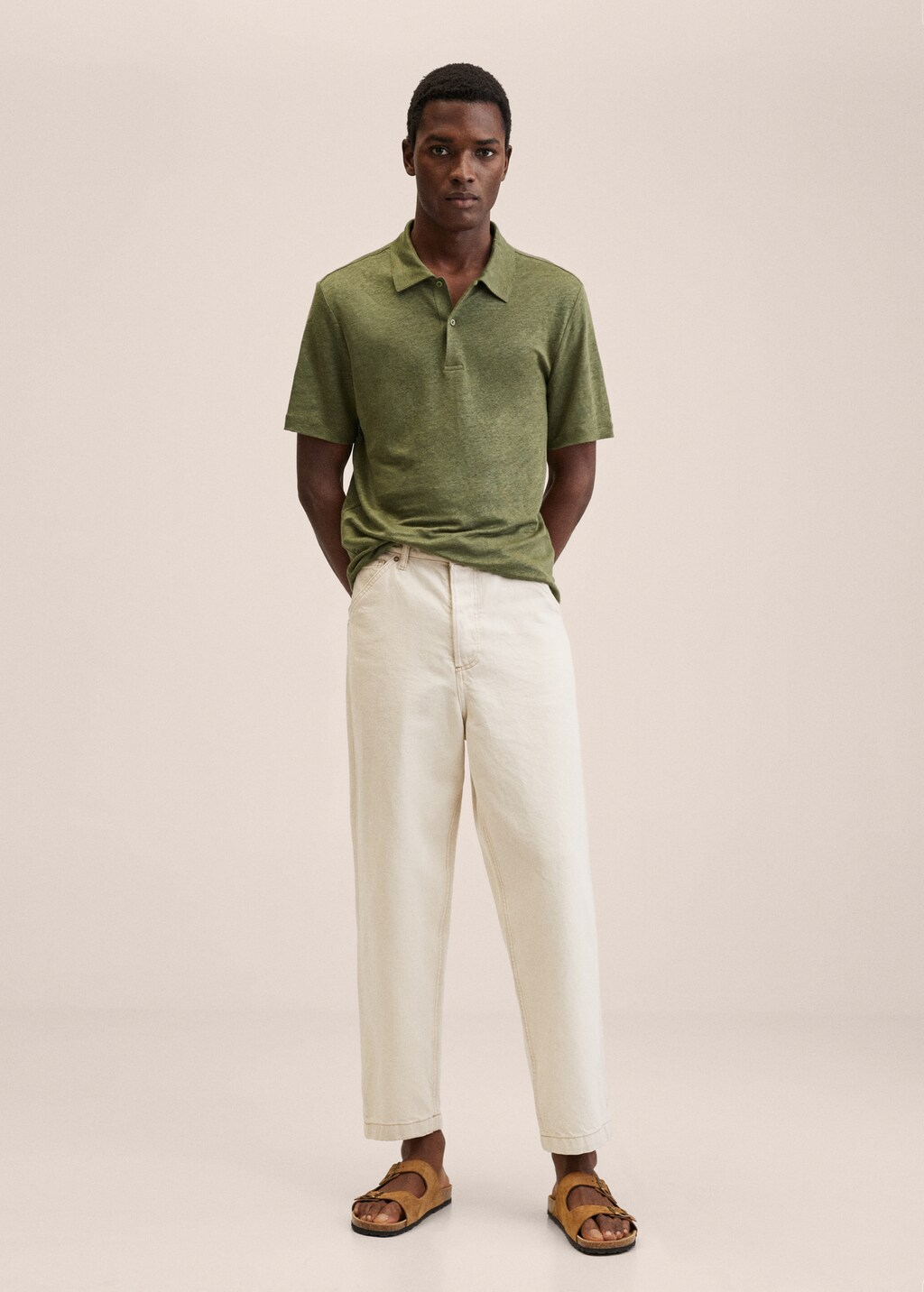 Polo lino hombre sale