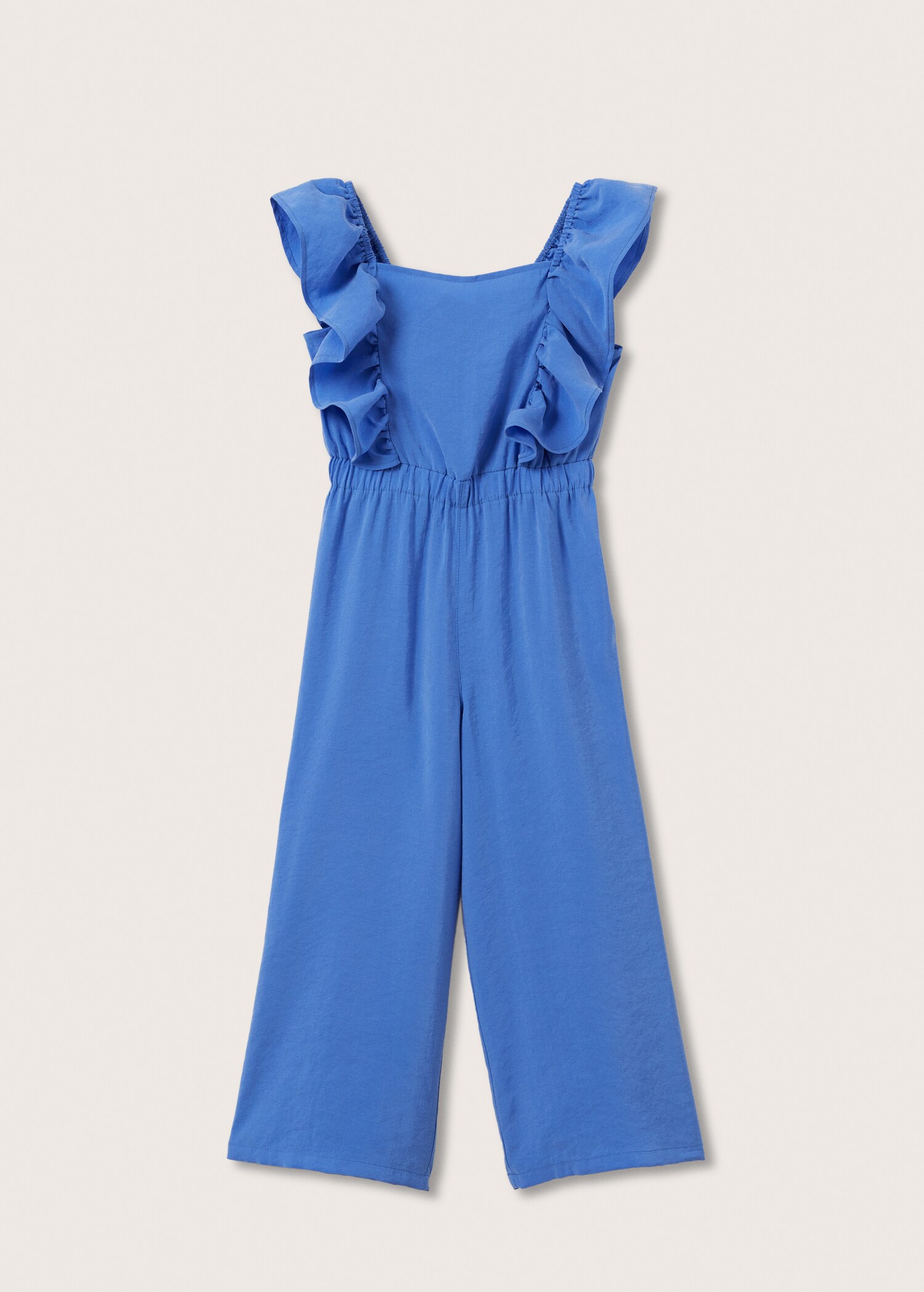 Frilled long jumpsuit - General plane