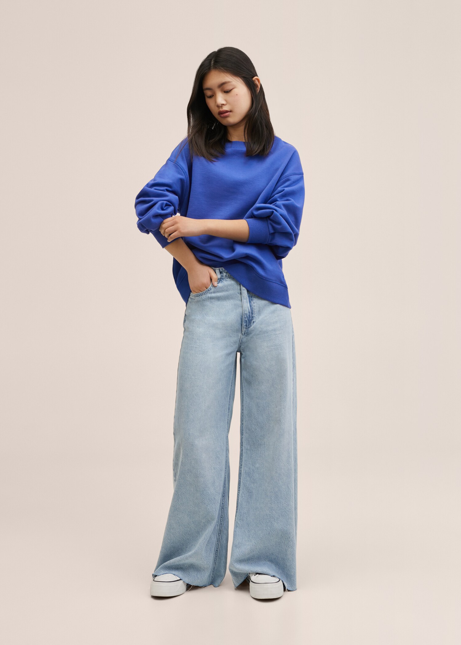 Oversize cotton sweatshirt - General plane