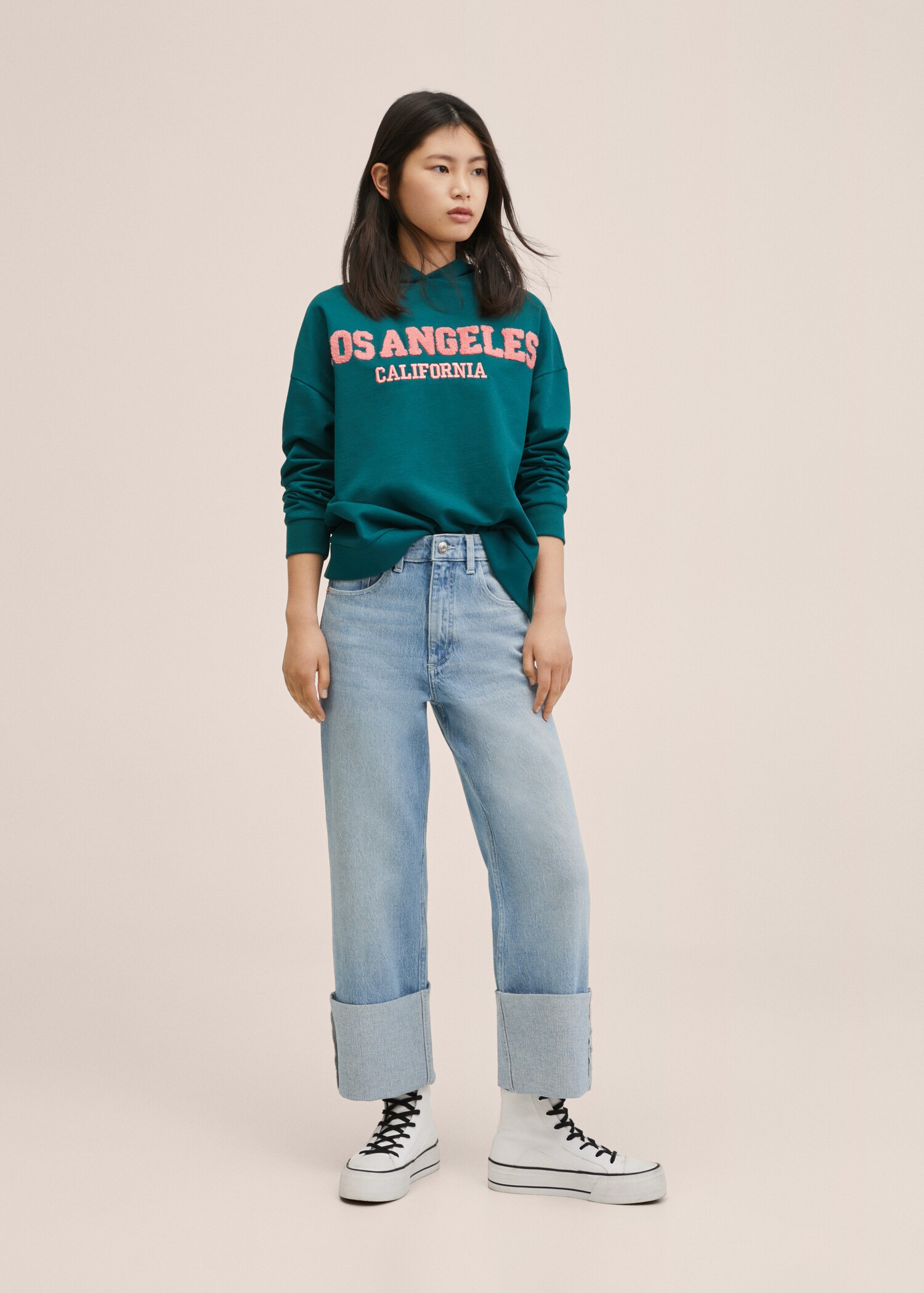 Sudadera algodón estampada - Plano general