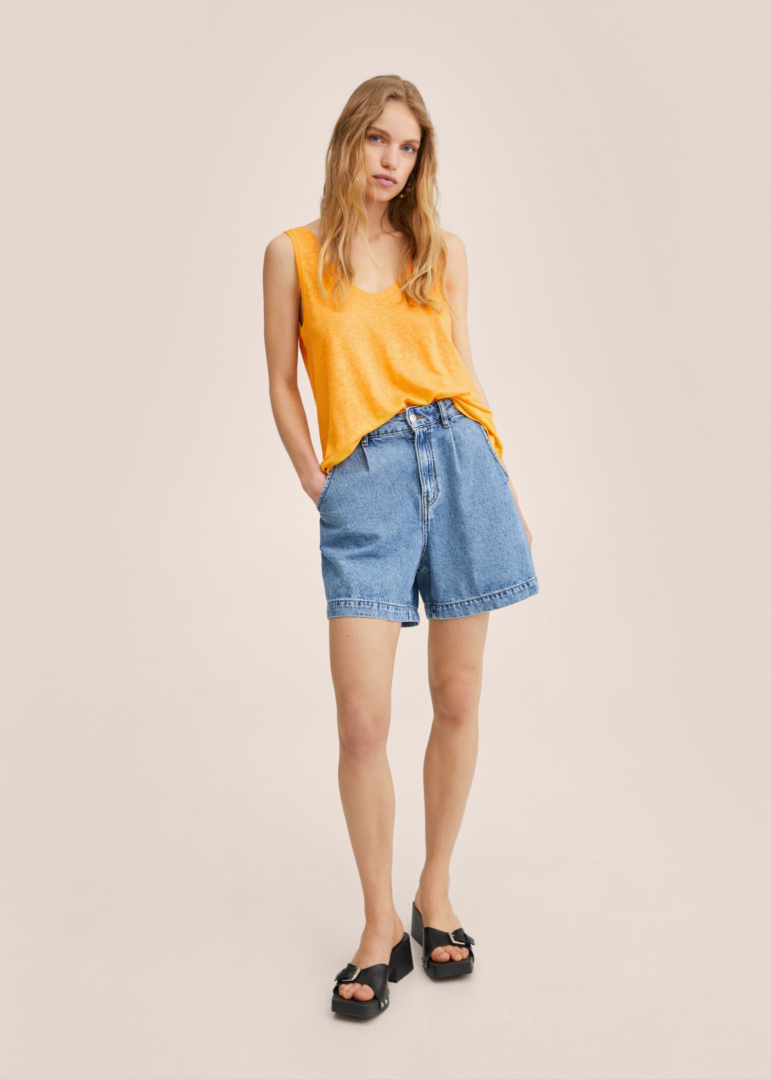 100% linen top - General plane