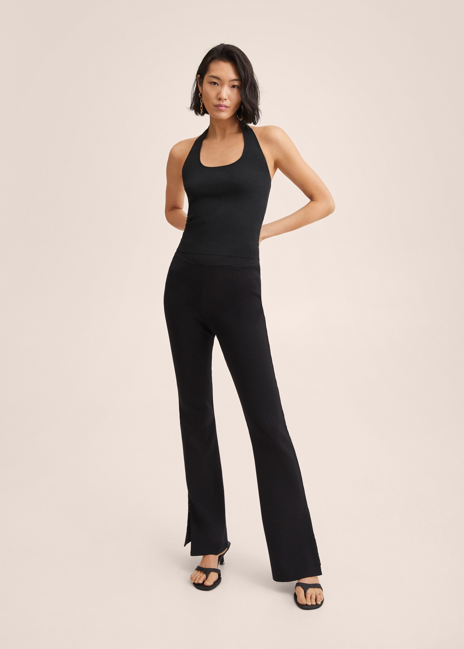 Open back knitted top - General plane
