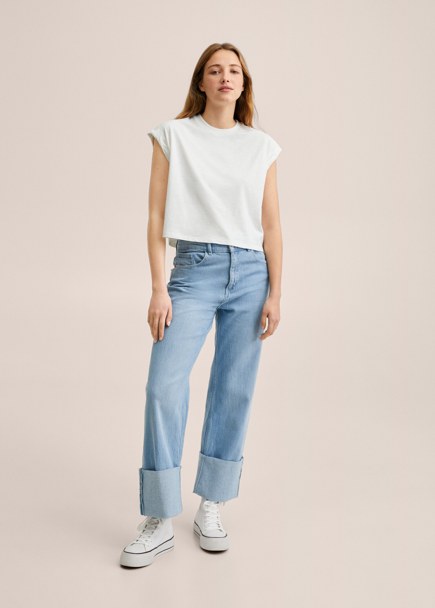 Cotton sleeveless t-shirt - General plane