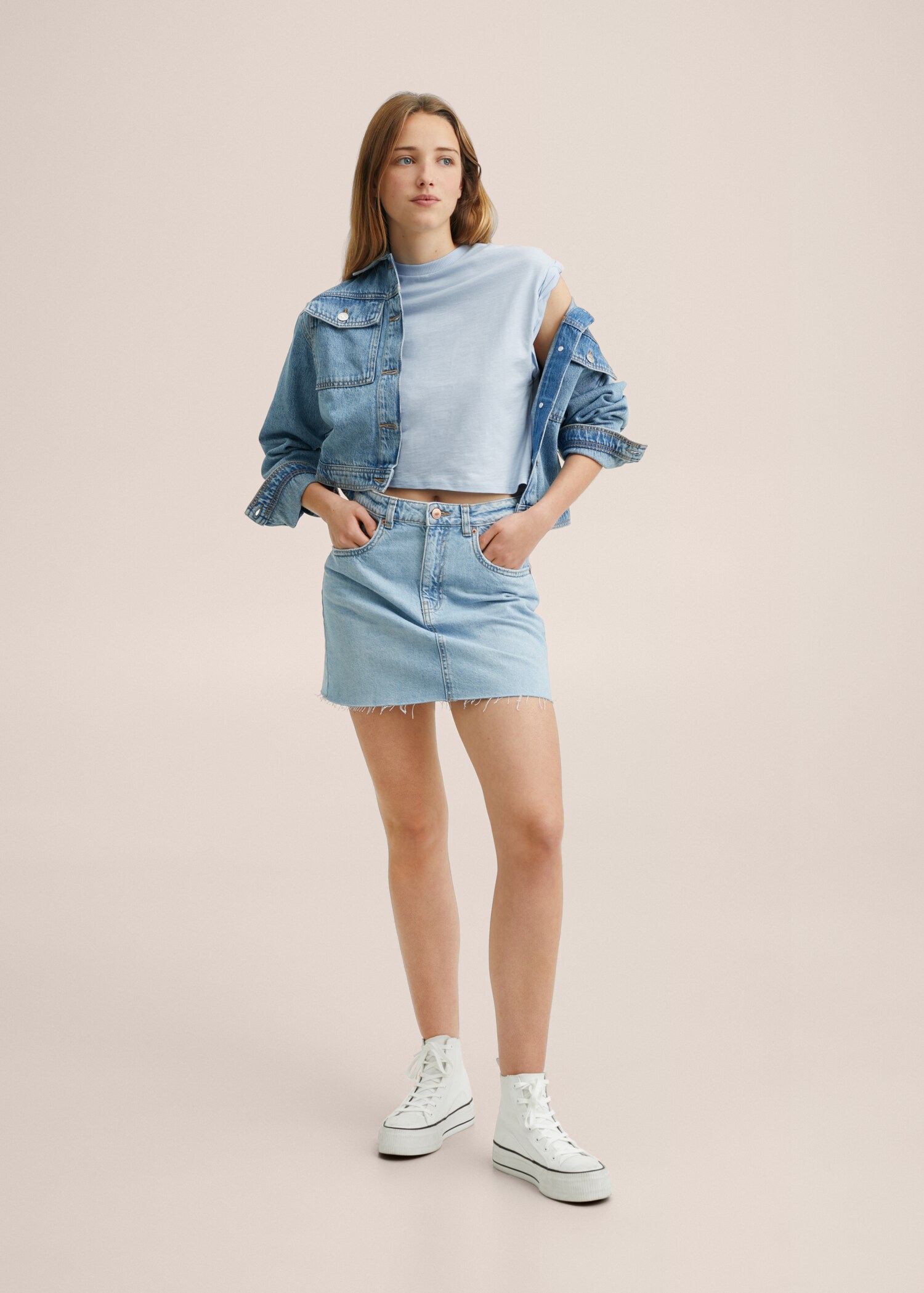 Cotton sleeveless t-shirt - General plane
