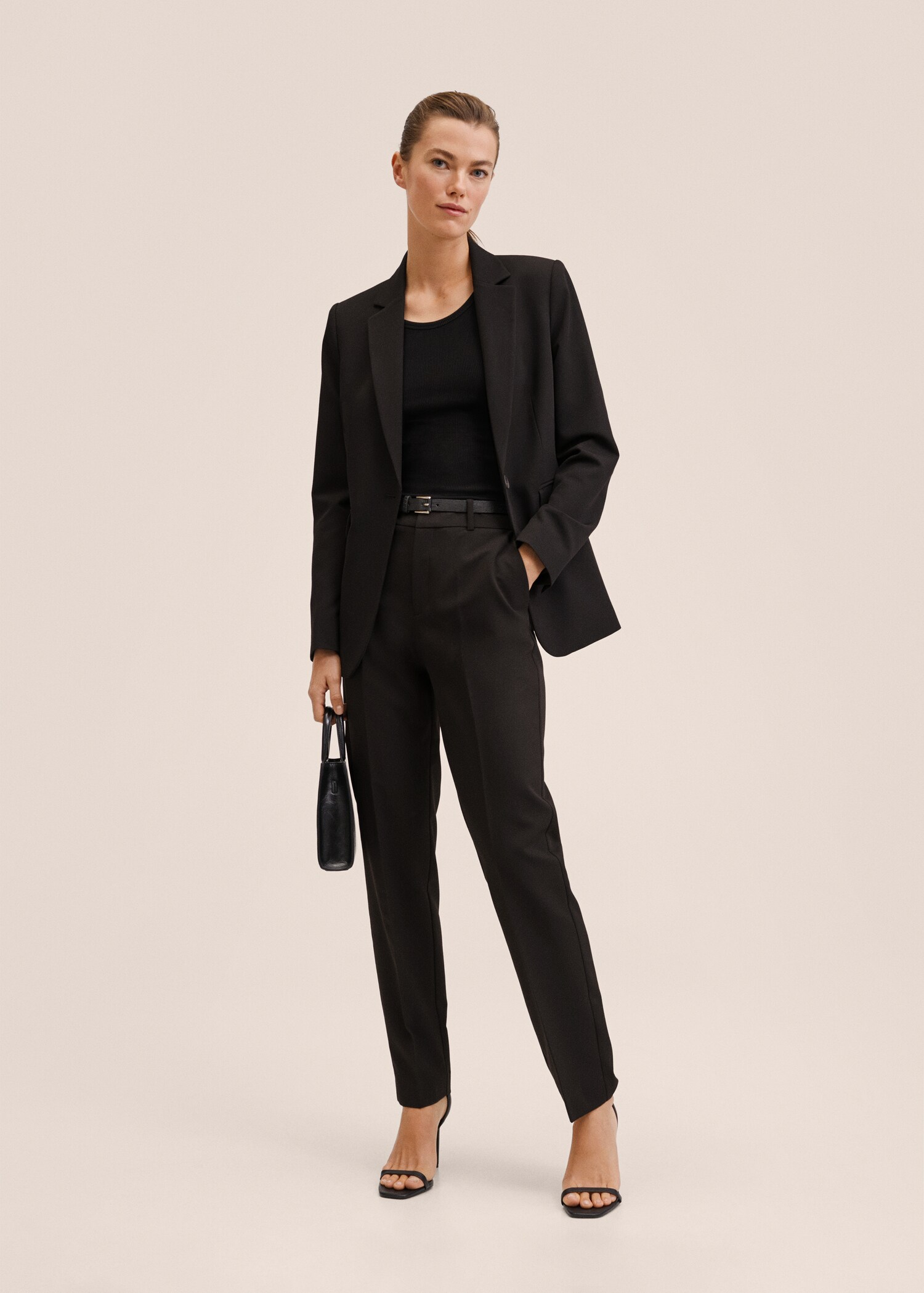 Belt suit pants - General plane
