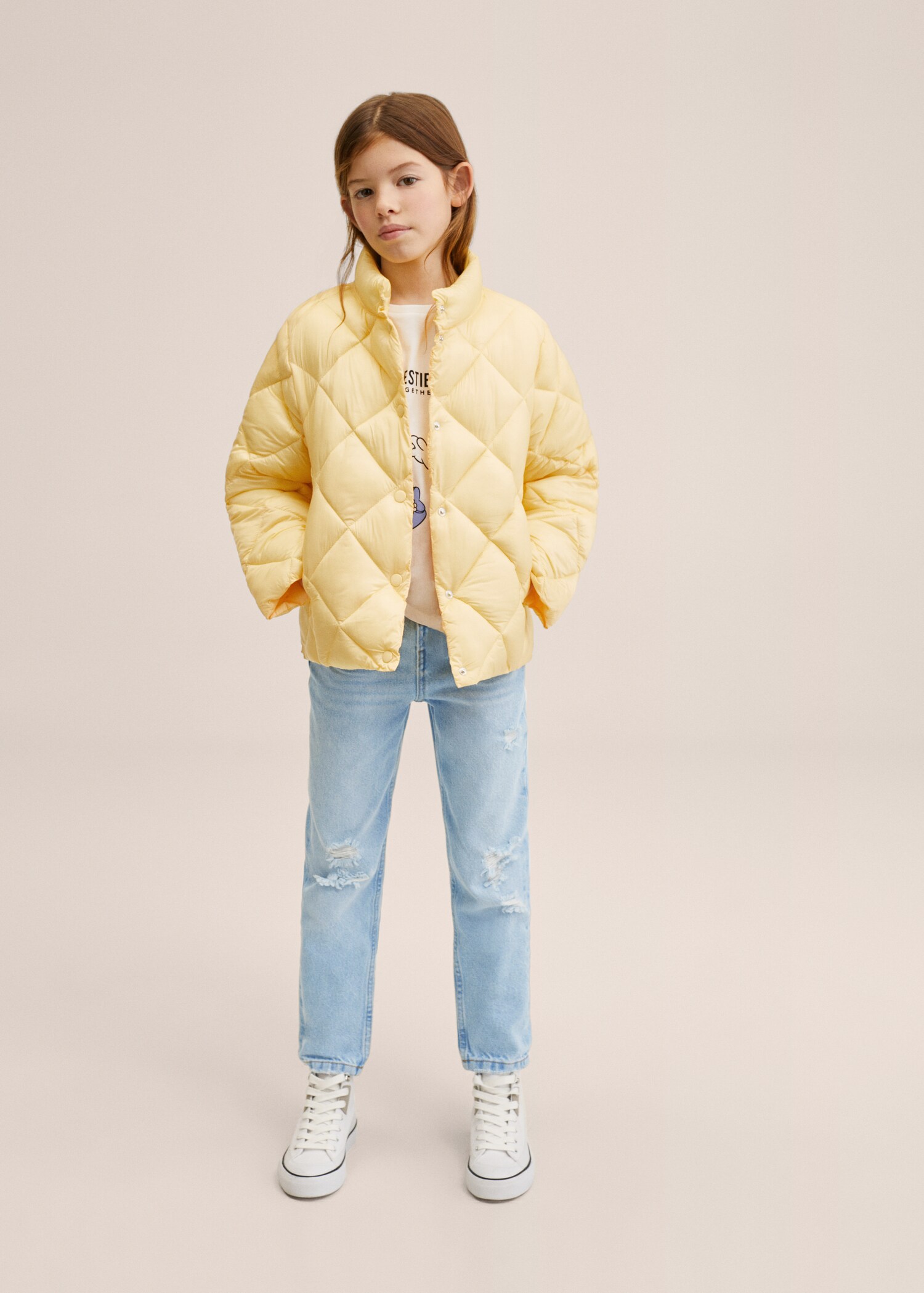 Anorak acolchado rombos - Plano general
