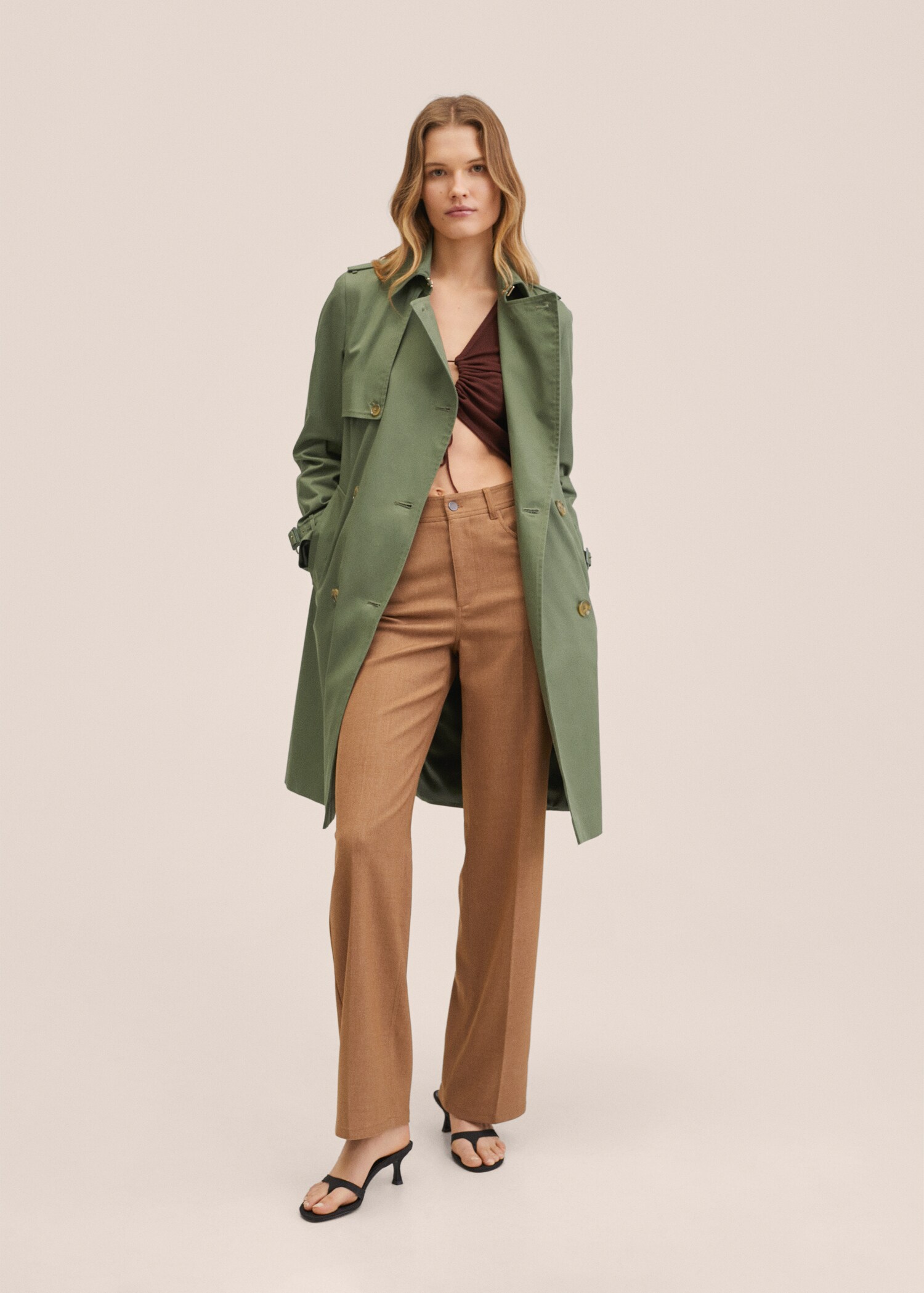 Gabardina clásica algodón - Plano general