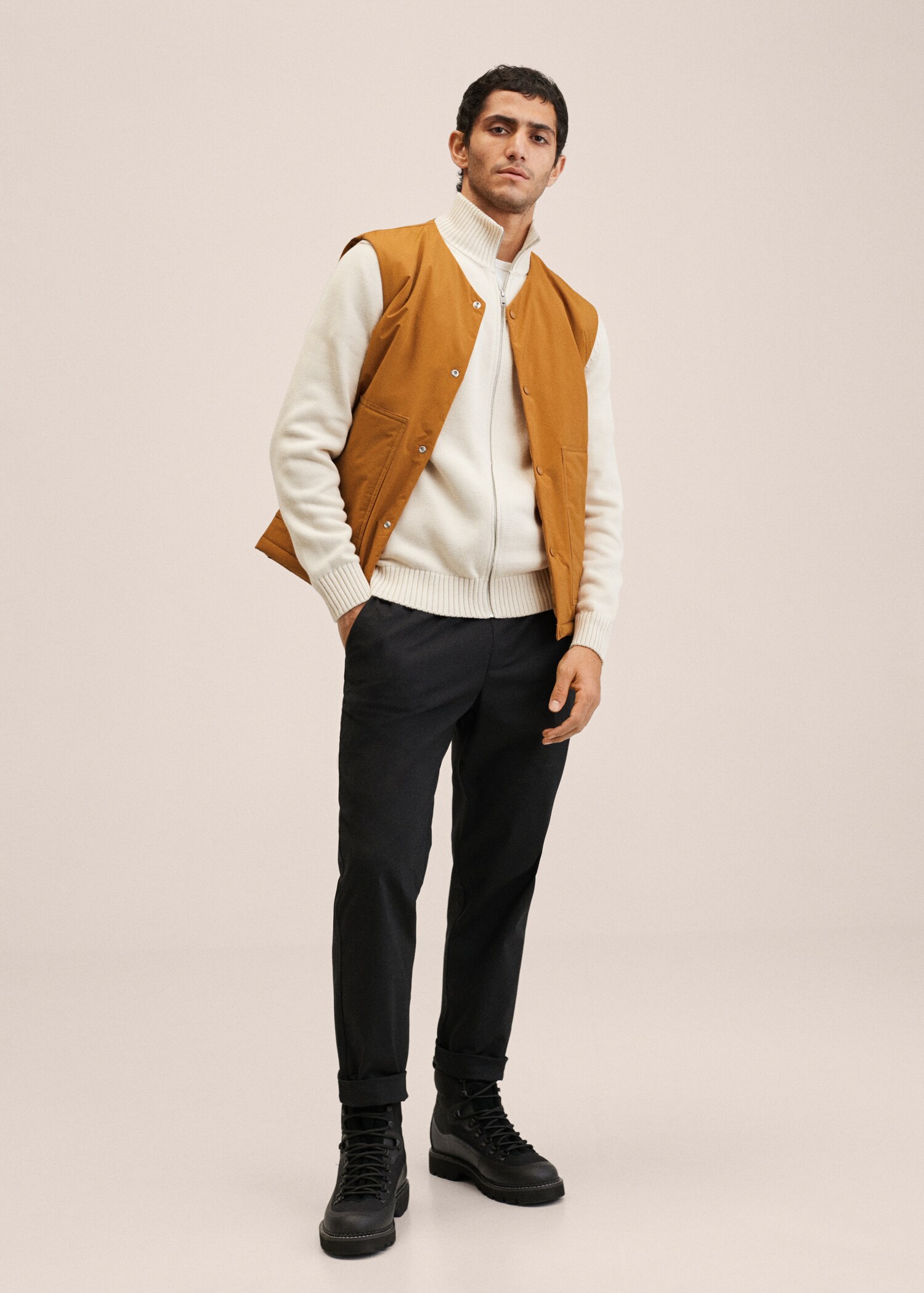 Gilet matelassé imperméable - Plan général