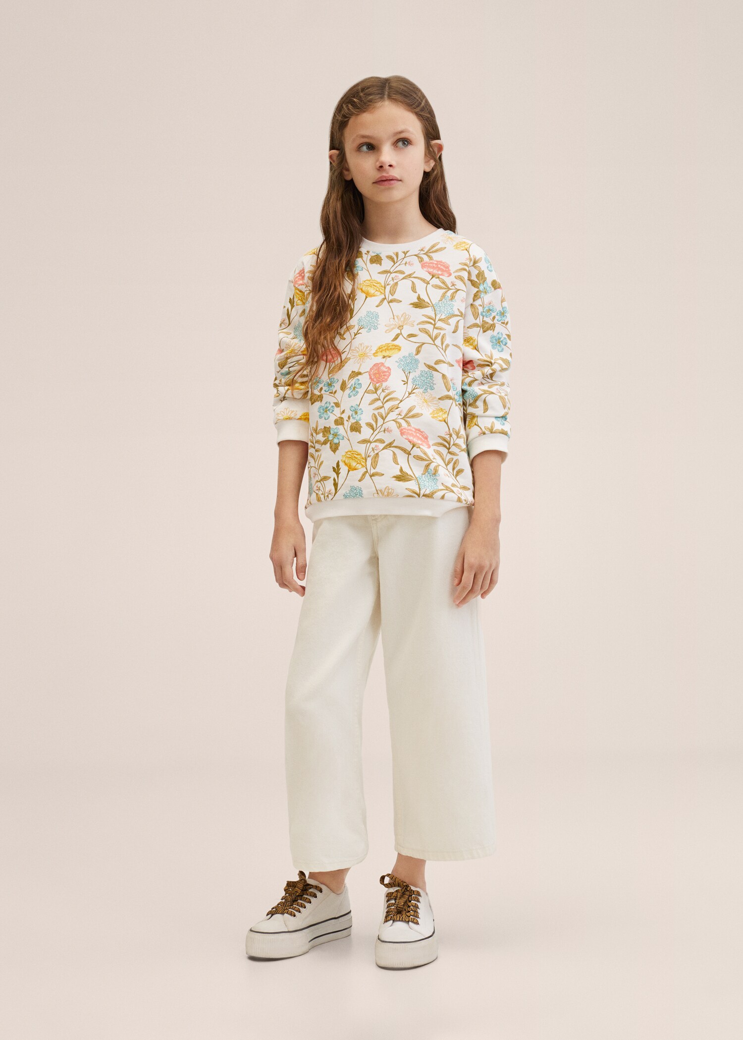 Sudadera estampado floral - Plano general