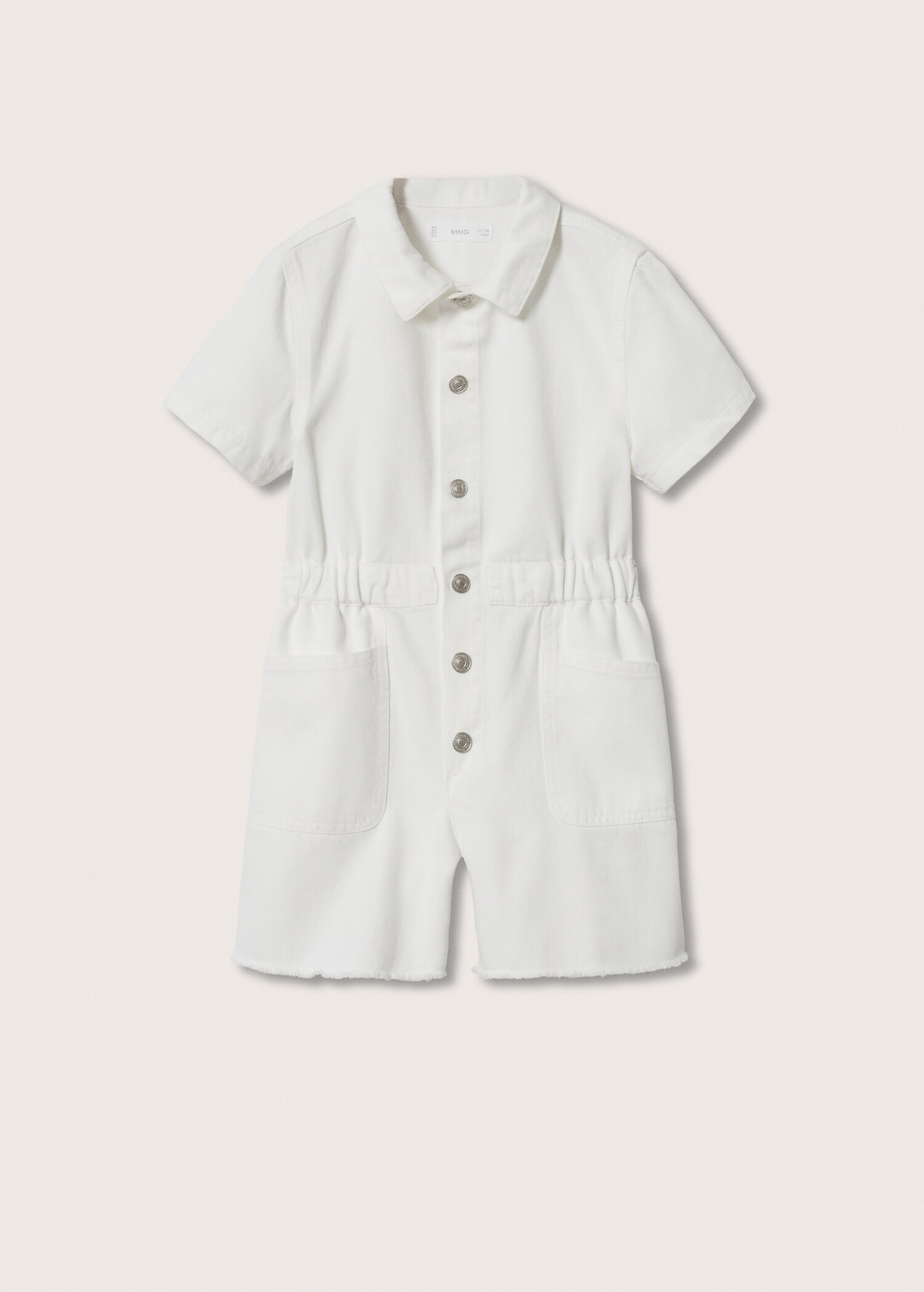 Denim short jumpsuit - General plane