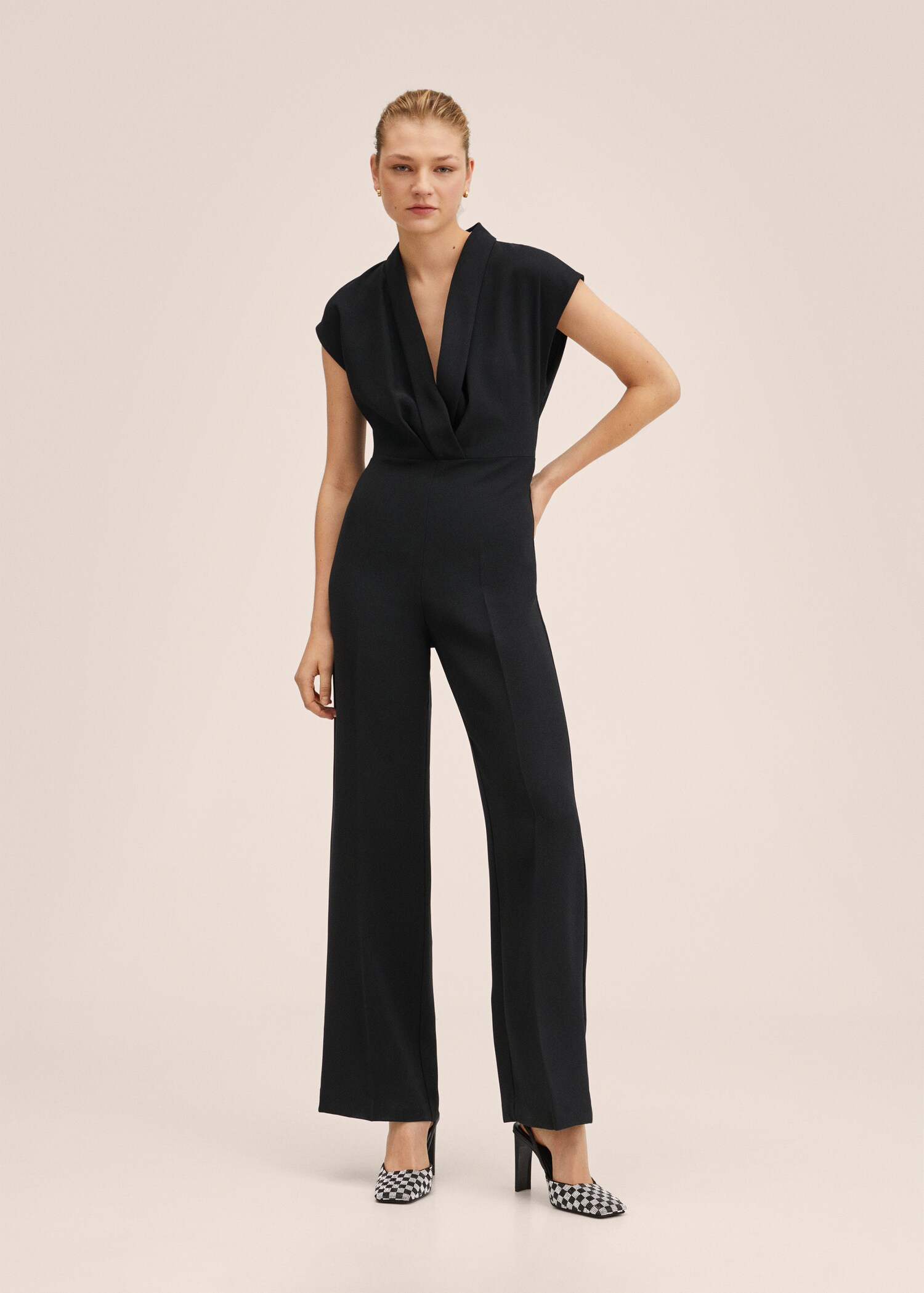 Wrap neckline jumpsuit - General plane