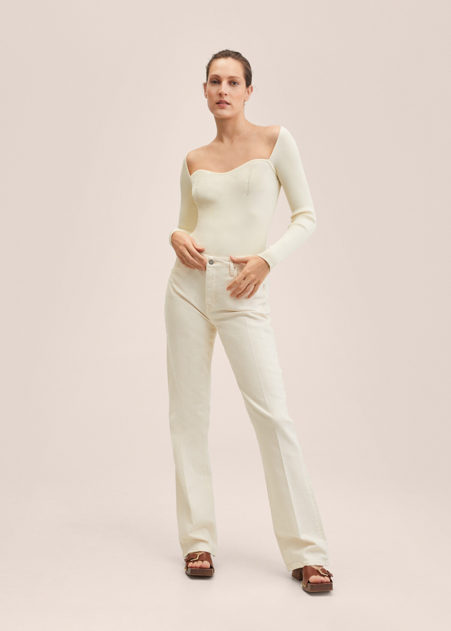 Pullover maglia effetto bra - Piano generale