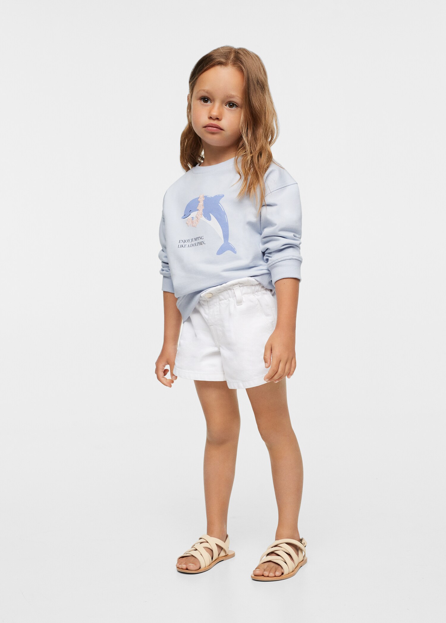 Sweatshirt med trykket motiv - Total bildeutsnitt