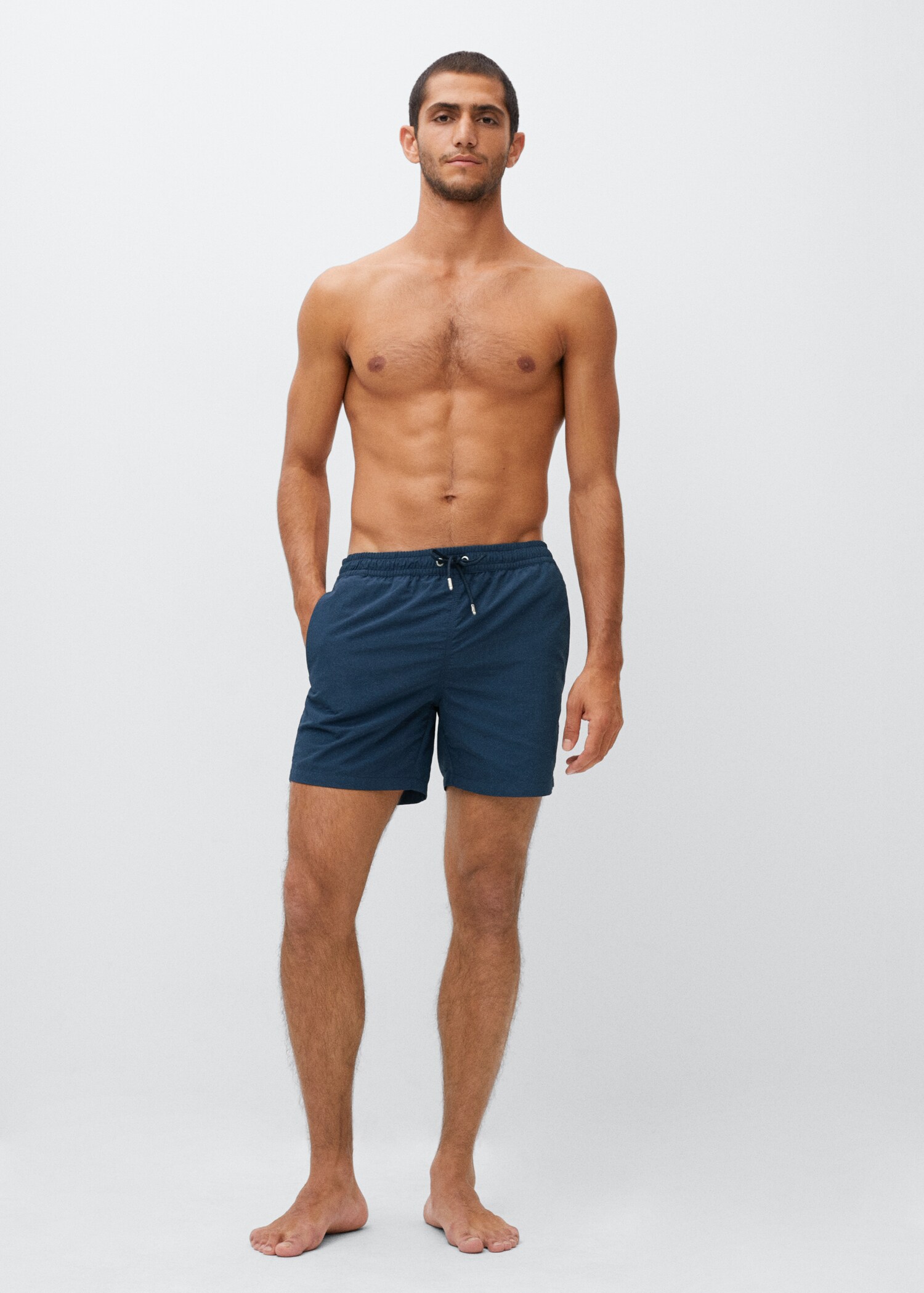 Cord plain swimming trunks - General plane