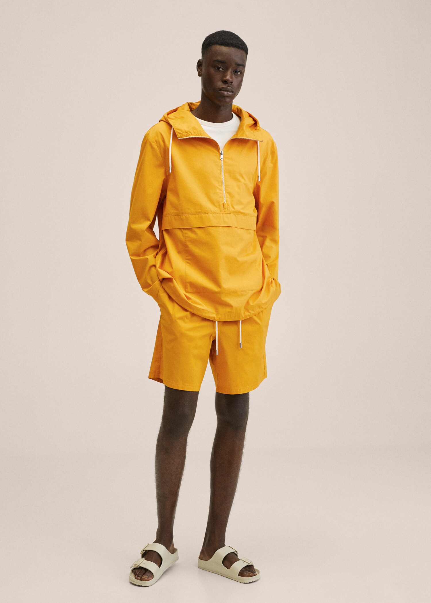 Cotton kangaroo jacket - General plane