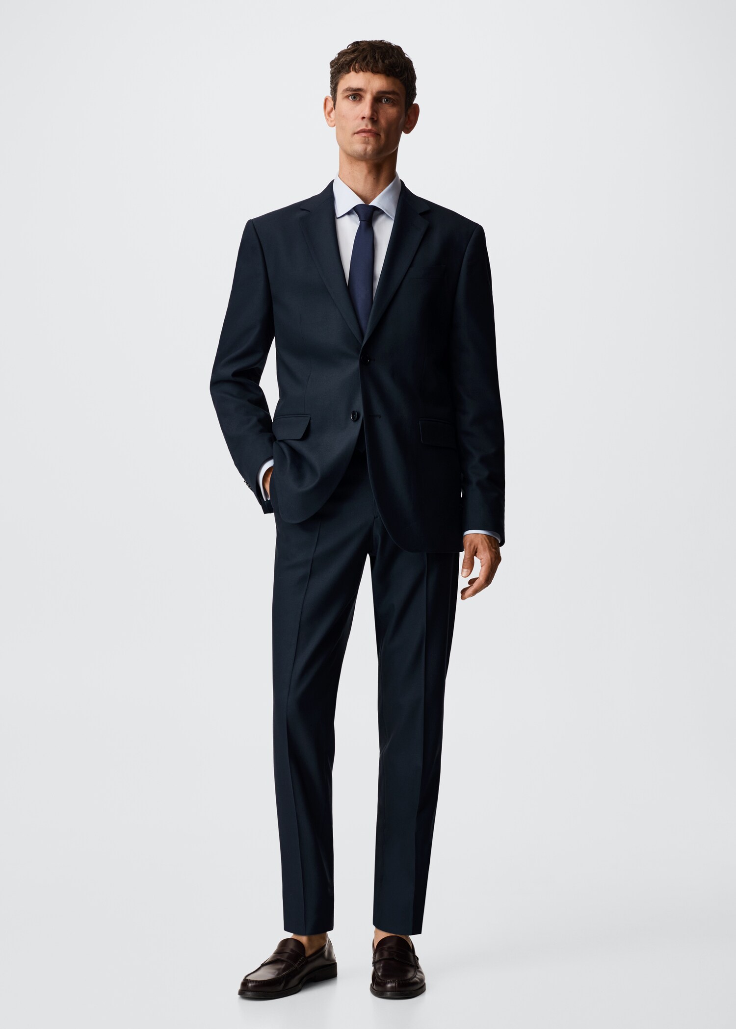 Slim-fit suit jacket - General plane
