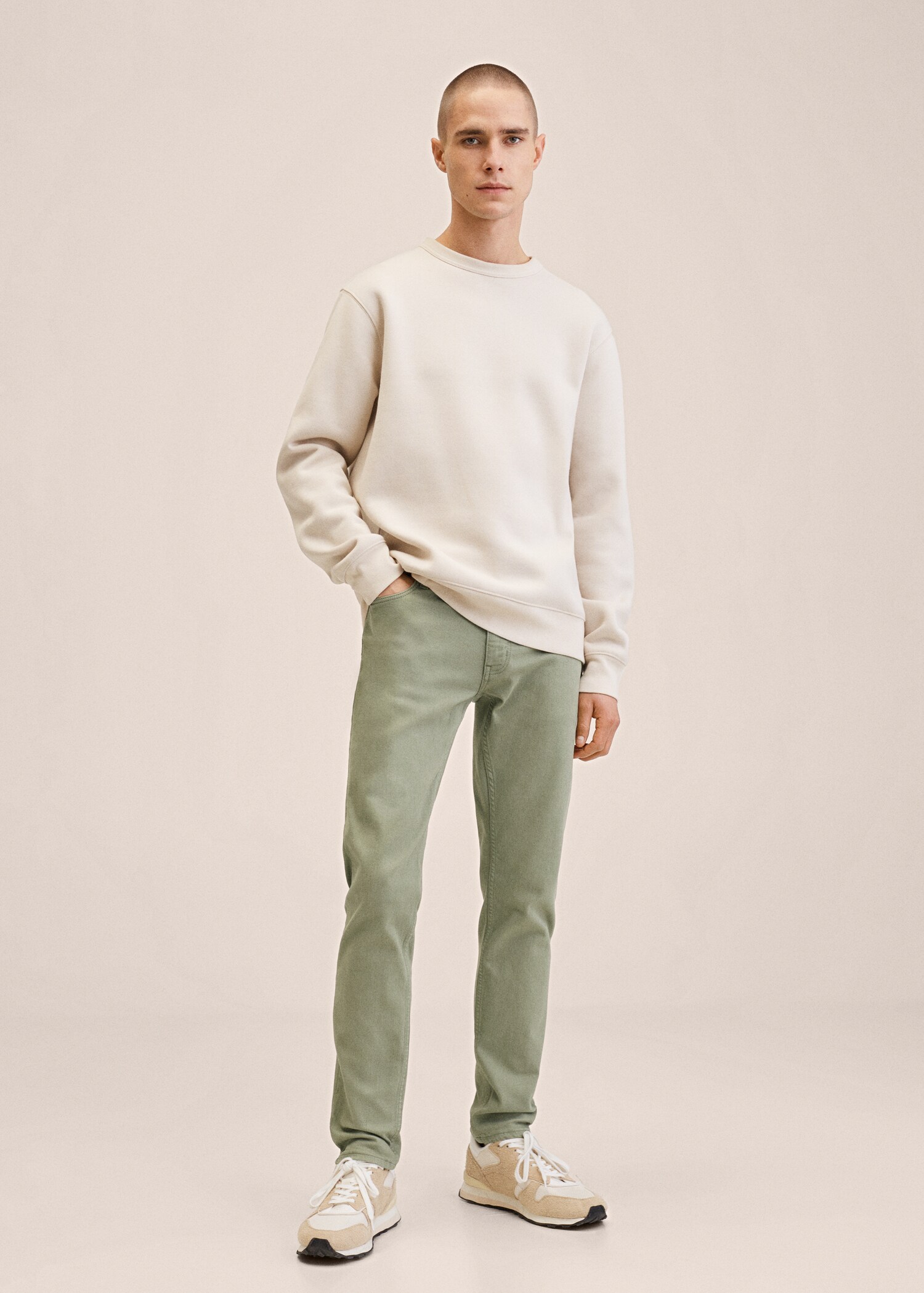 Jeans slim fit color - Plano general