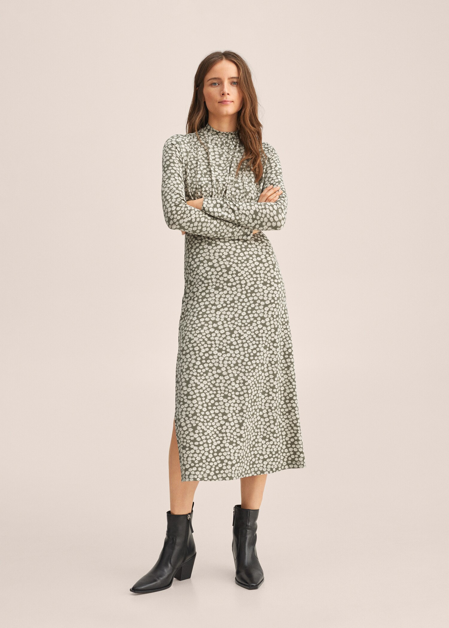 Vestido estampado floral - Plano general