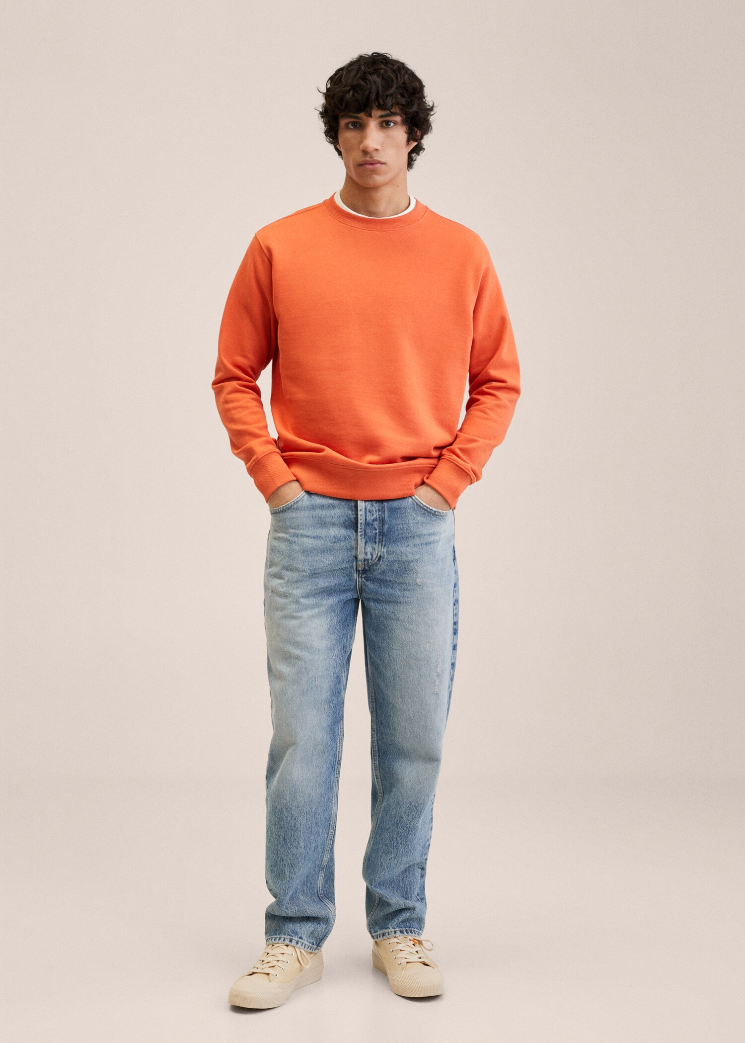 Sudadera básica algodón - Plano general