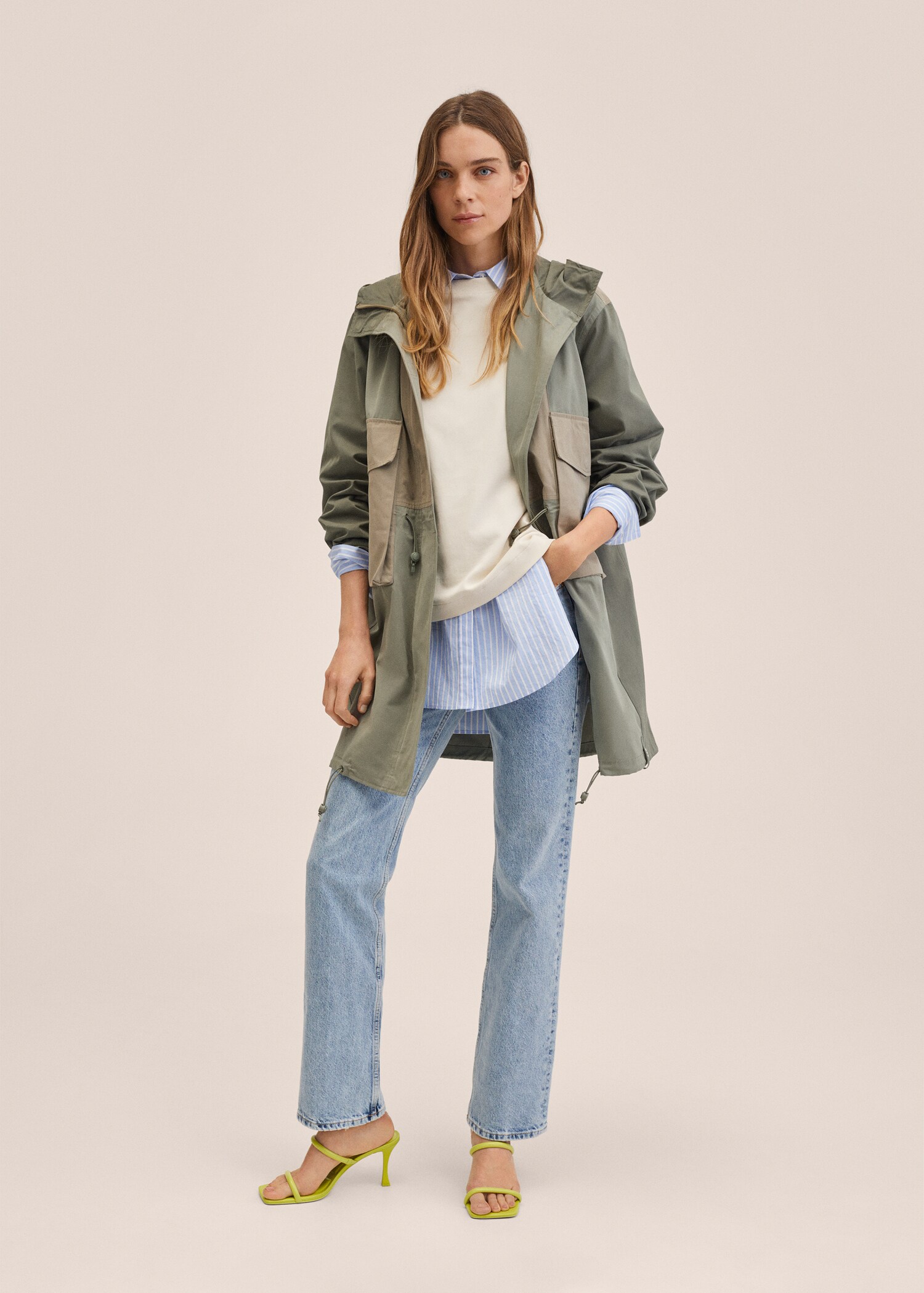 Bavlněná parka oversize - Celkový náhled