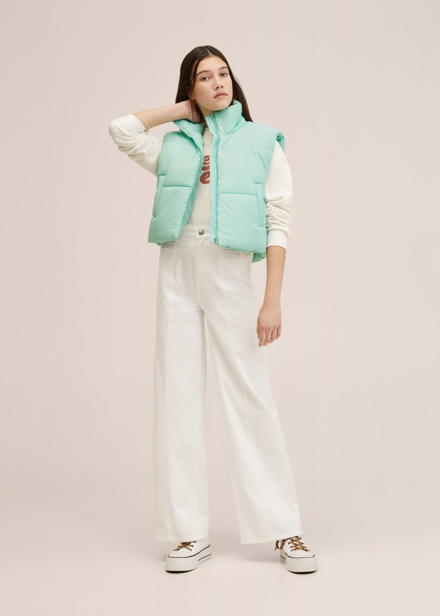 Gilet matelassé crop - Plan général