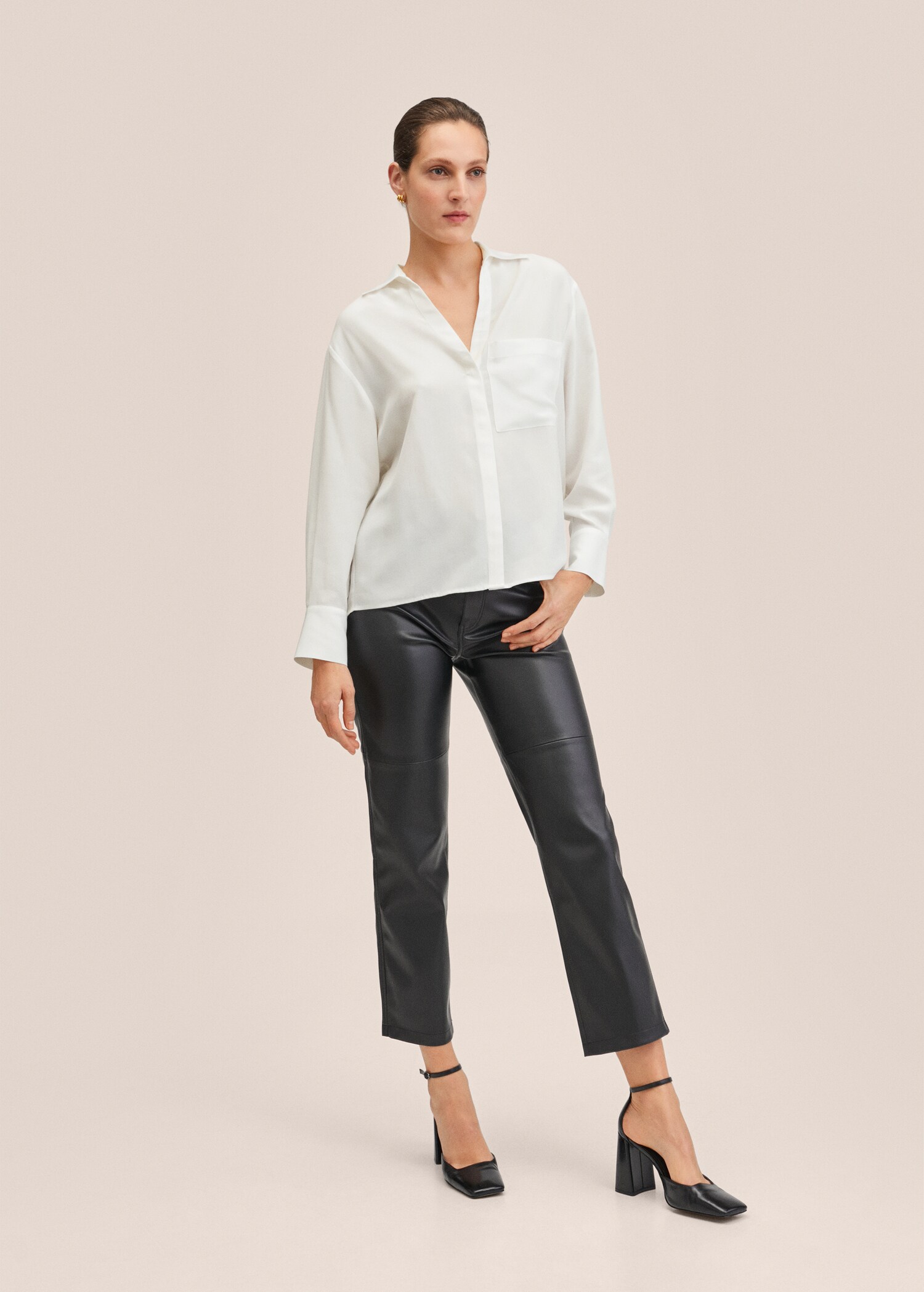 Camicia lyocell oversize - Piano generale
