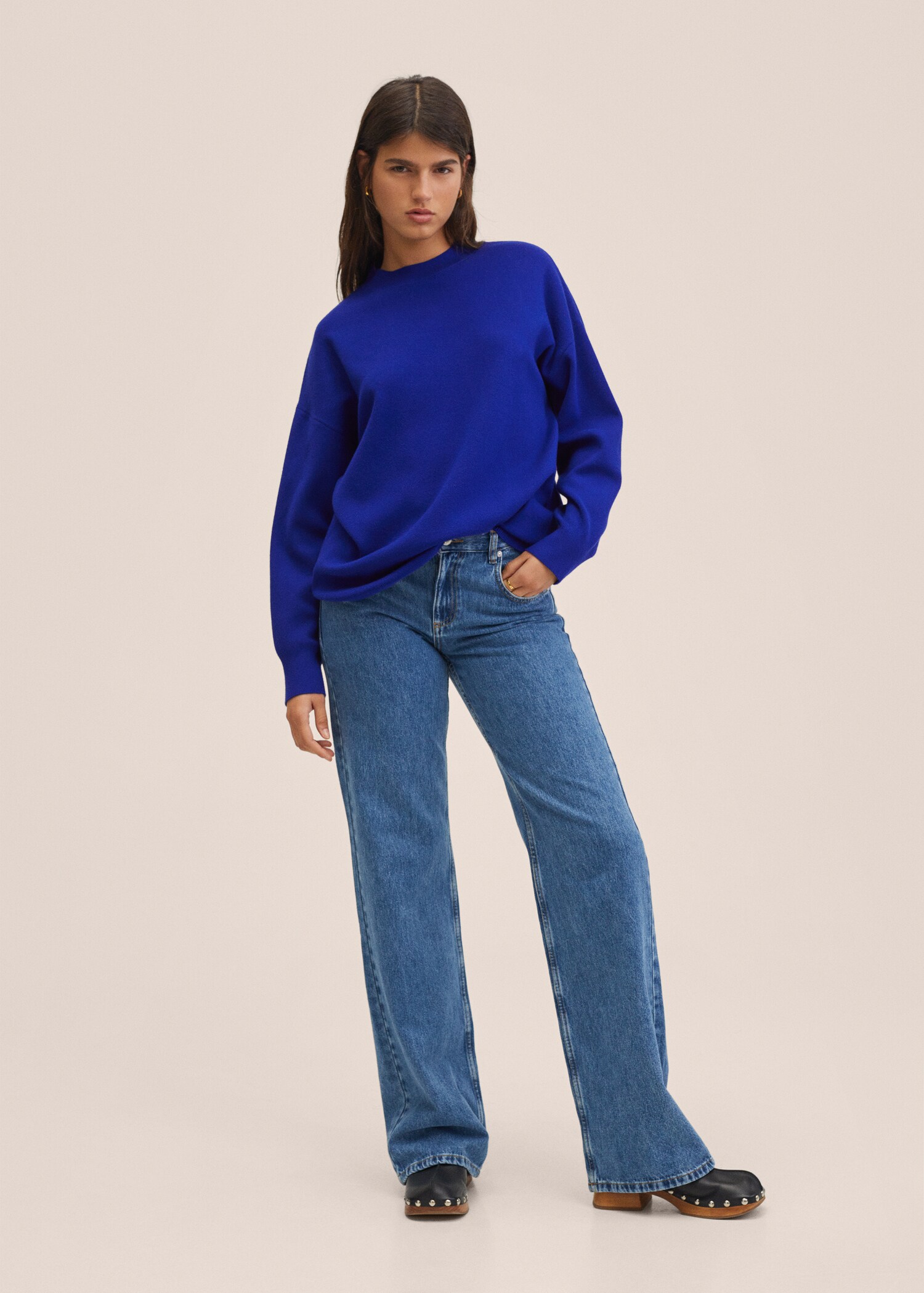 Pull-over maille oversize - Plan général