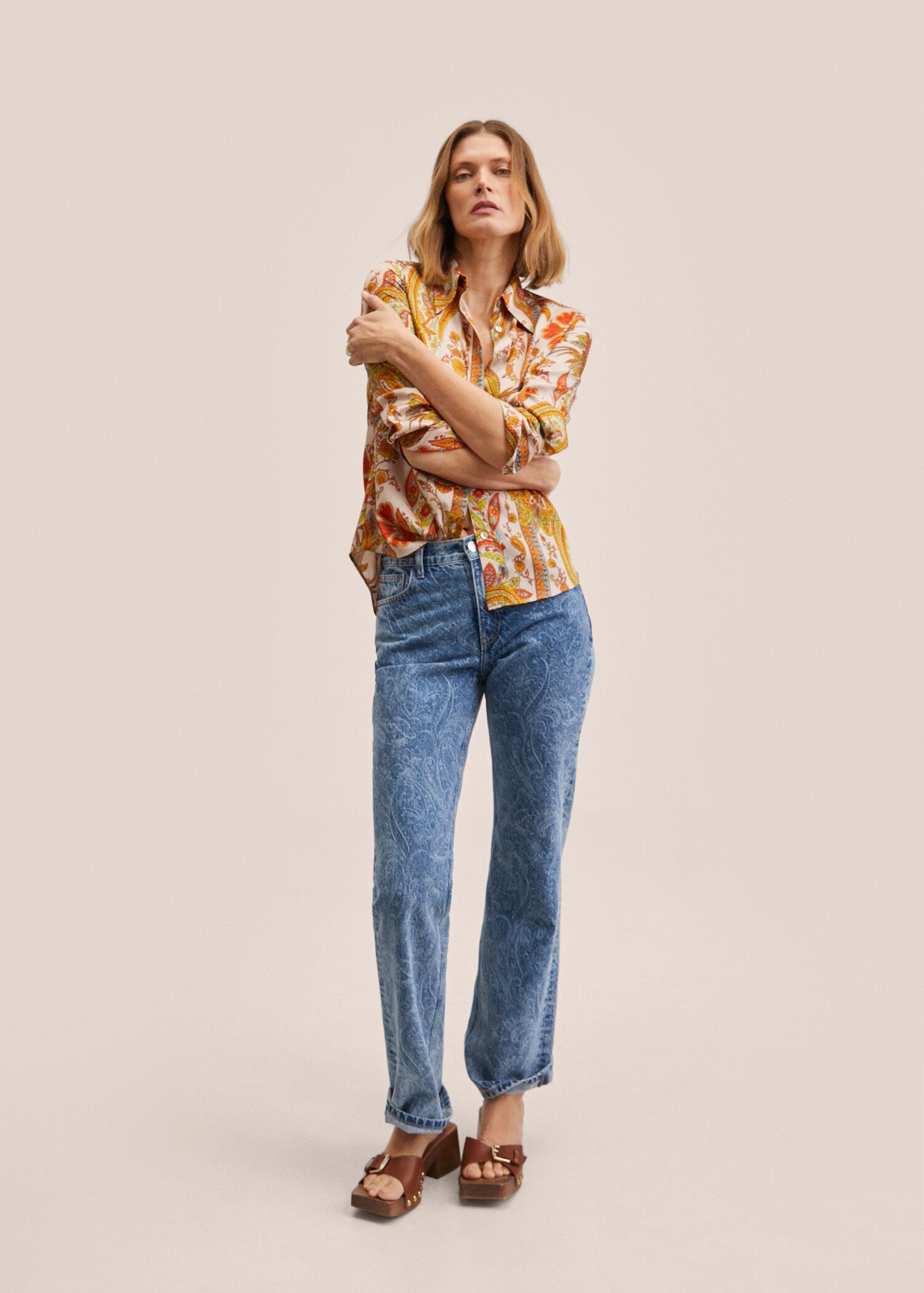 Paisley print shirt - General plane
