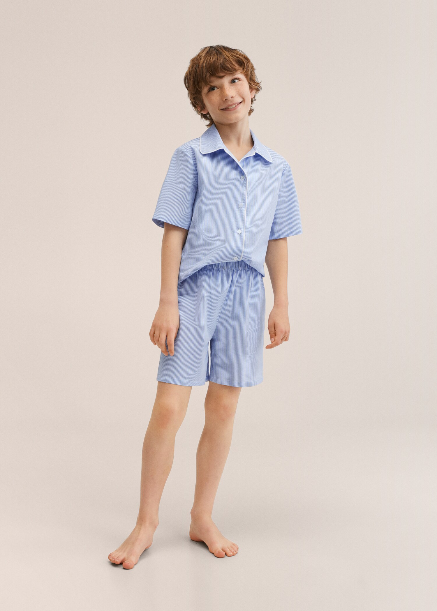 Pijama corto rayas - Plano general
