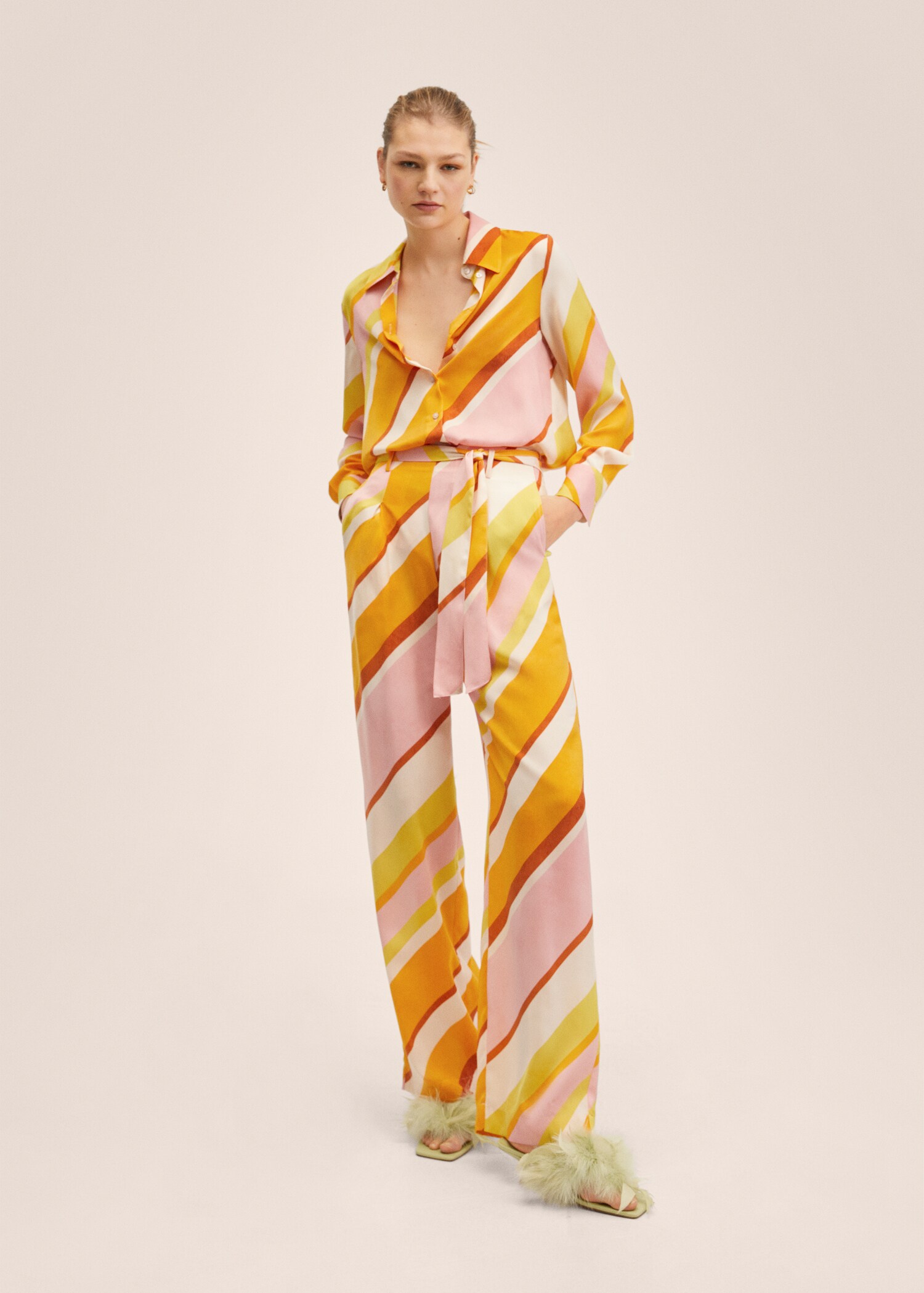 Camisa oversize estampada - Plano general