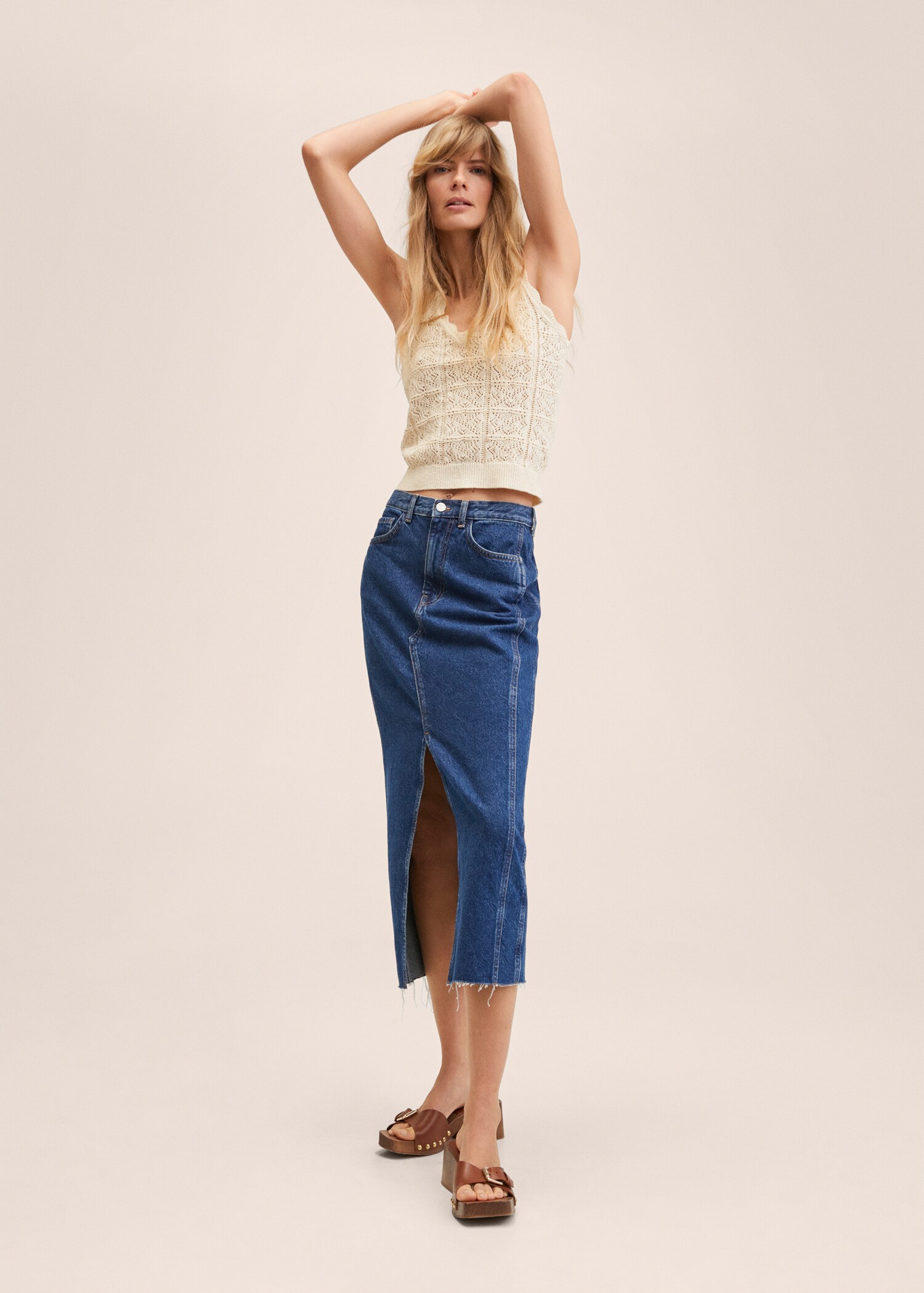 Openwork knit top - General plane