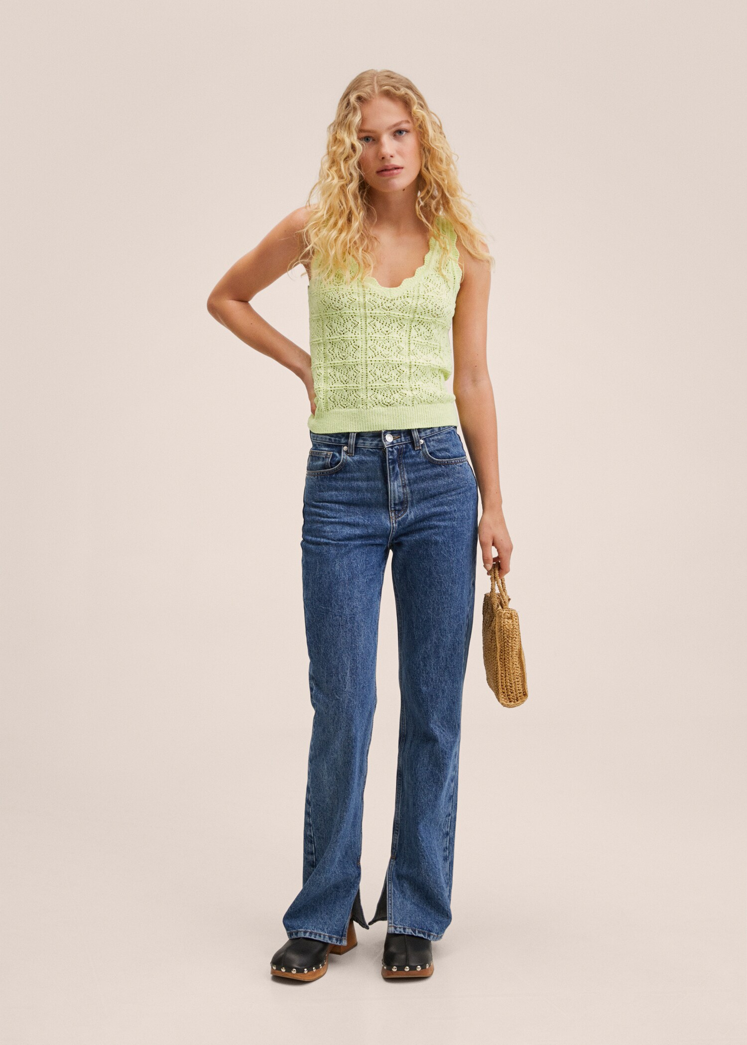 Openwork knit top - General plane