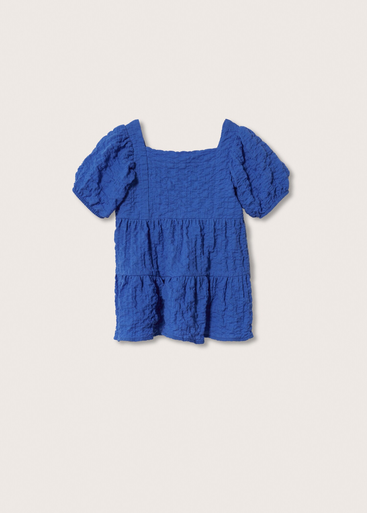 Texturiertes Rüschenkleid - Allgemeine Ansicht