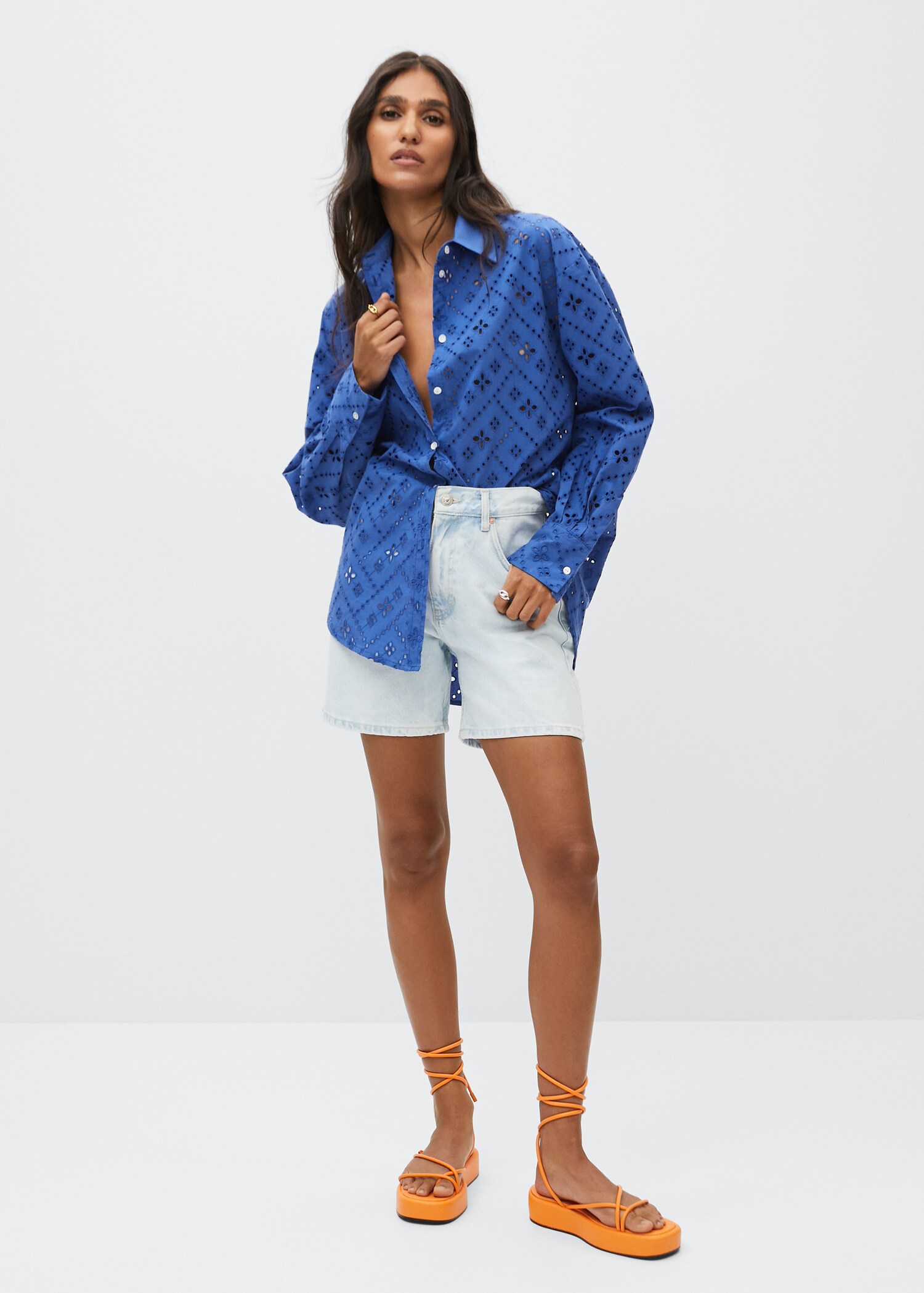 Swiss embroidery shirt - General plane