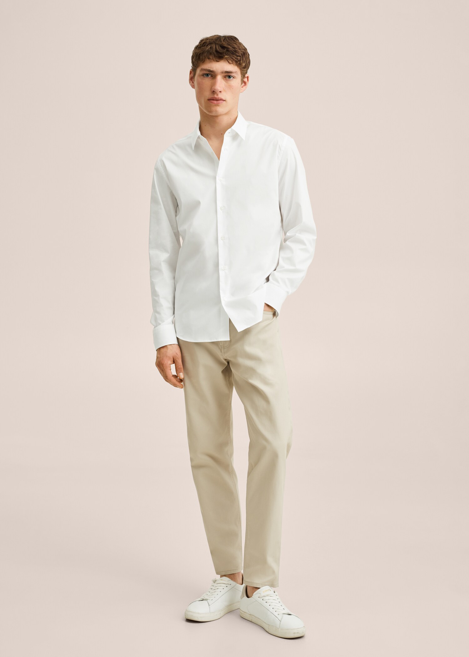 Košile slim fit ze strečové bavlny - Celkový náhled