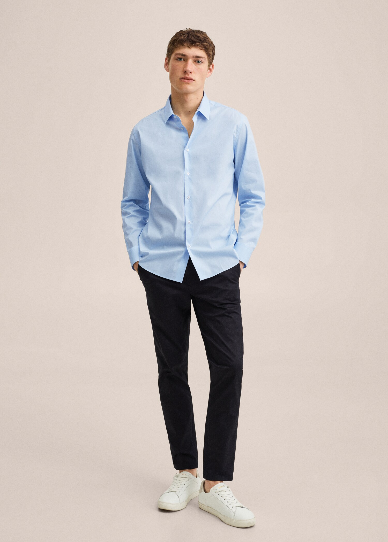 Košile slim fit ze strečové bavlny - Celkový náhled