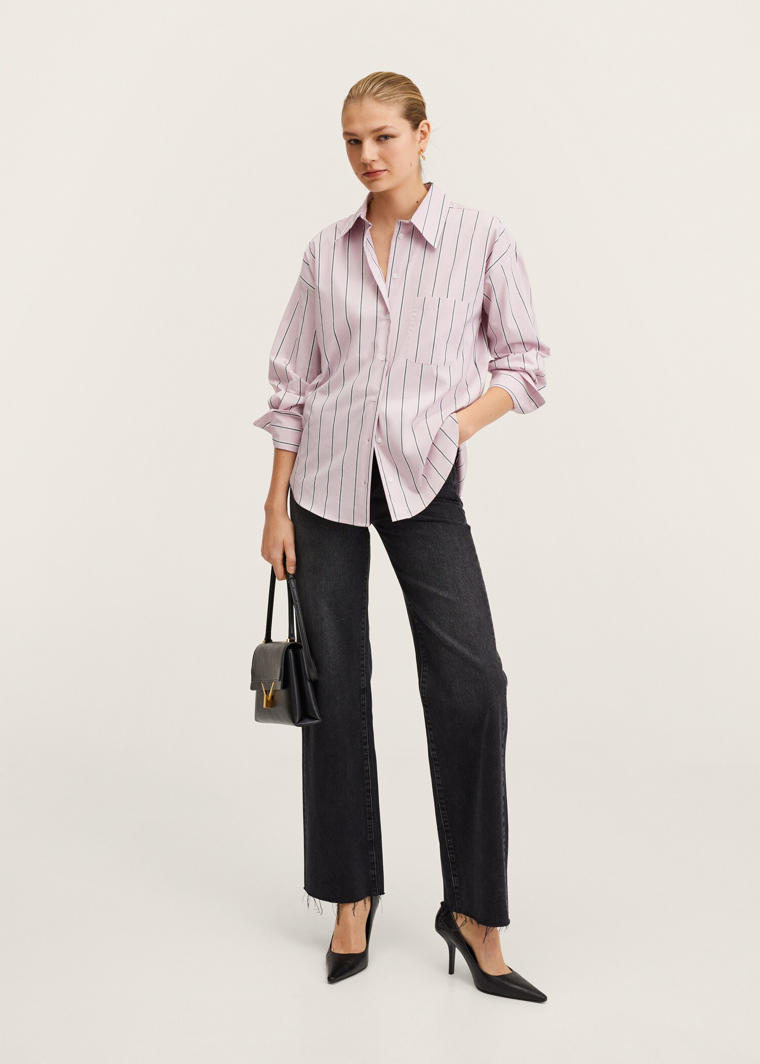 Striped cotton shirt - General plane